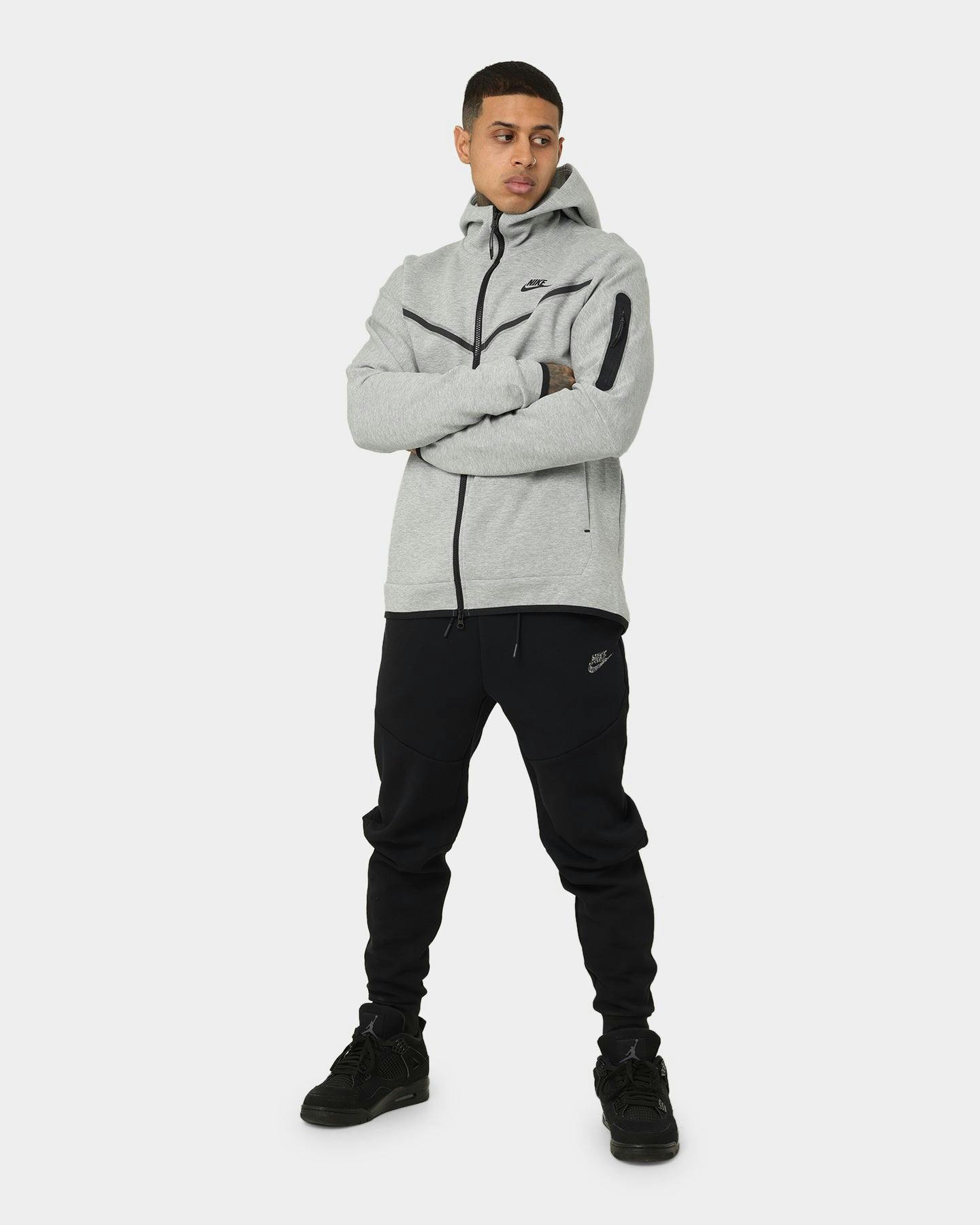 Nike Nike Sportswear Tech Fleece Full Zip Hoodie Grey Heather/Black