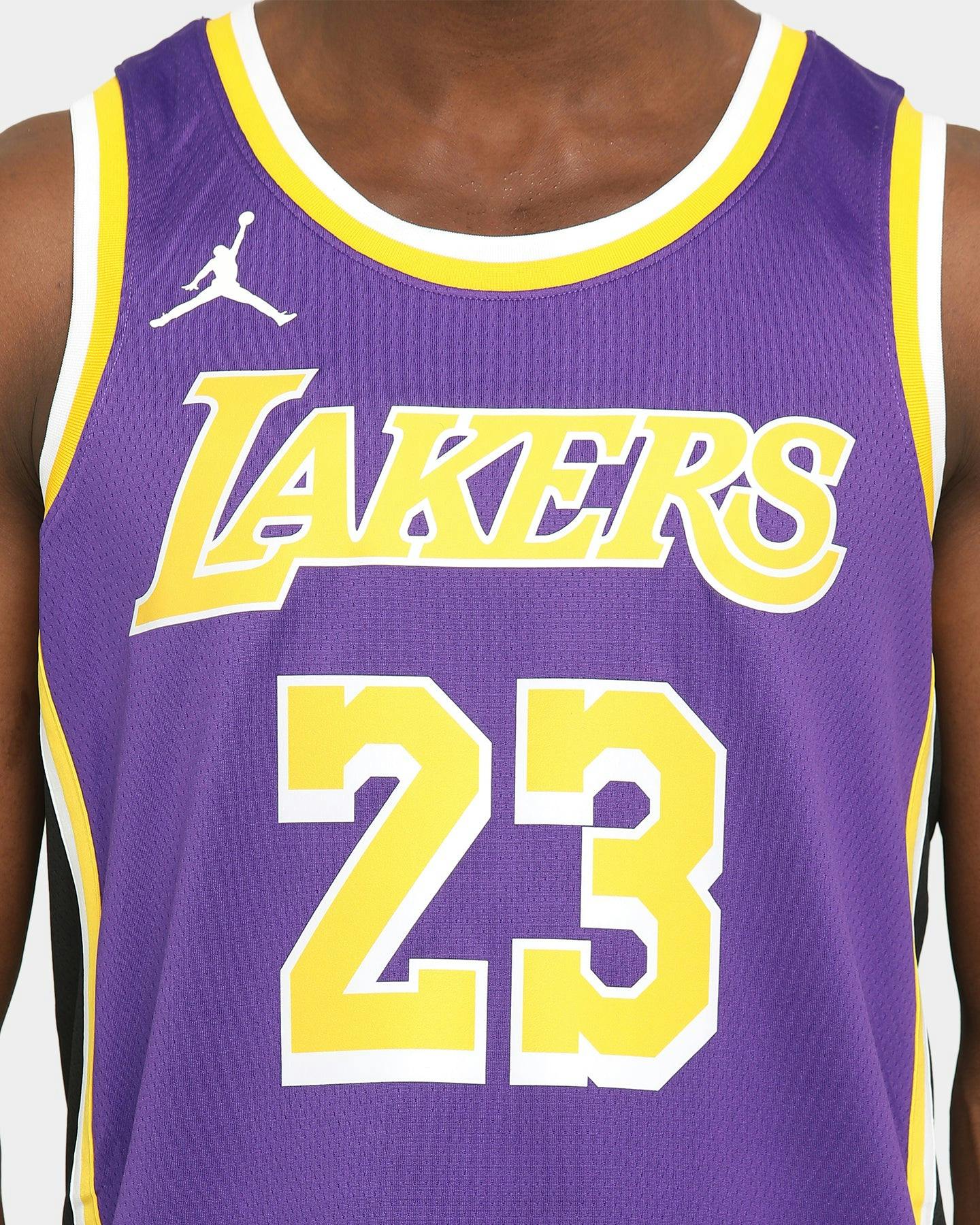 Nike Men's Los Angeles Lakers James #23 NBA Statement 2020 Swingman Je ...