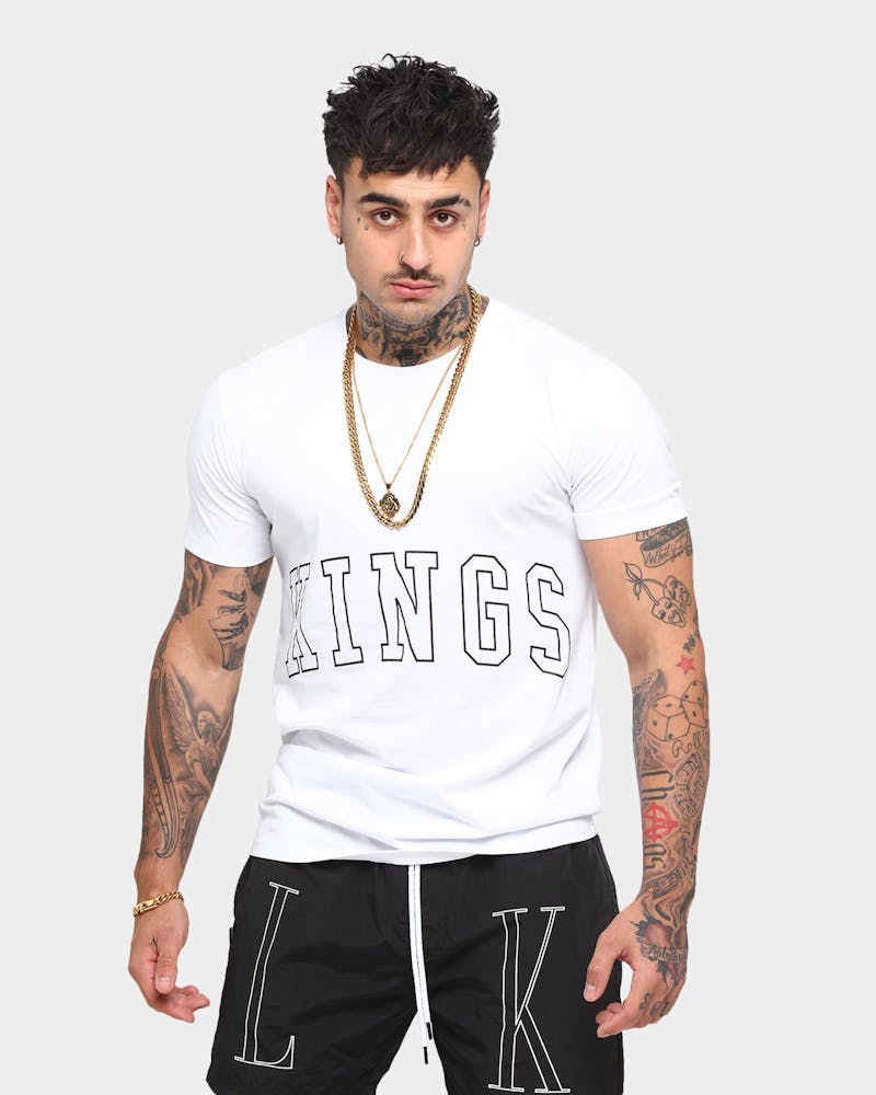 Last Kings Kings Short Sleeve TShirt White Culture Kings NZ