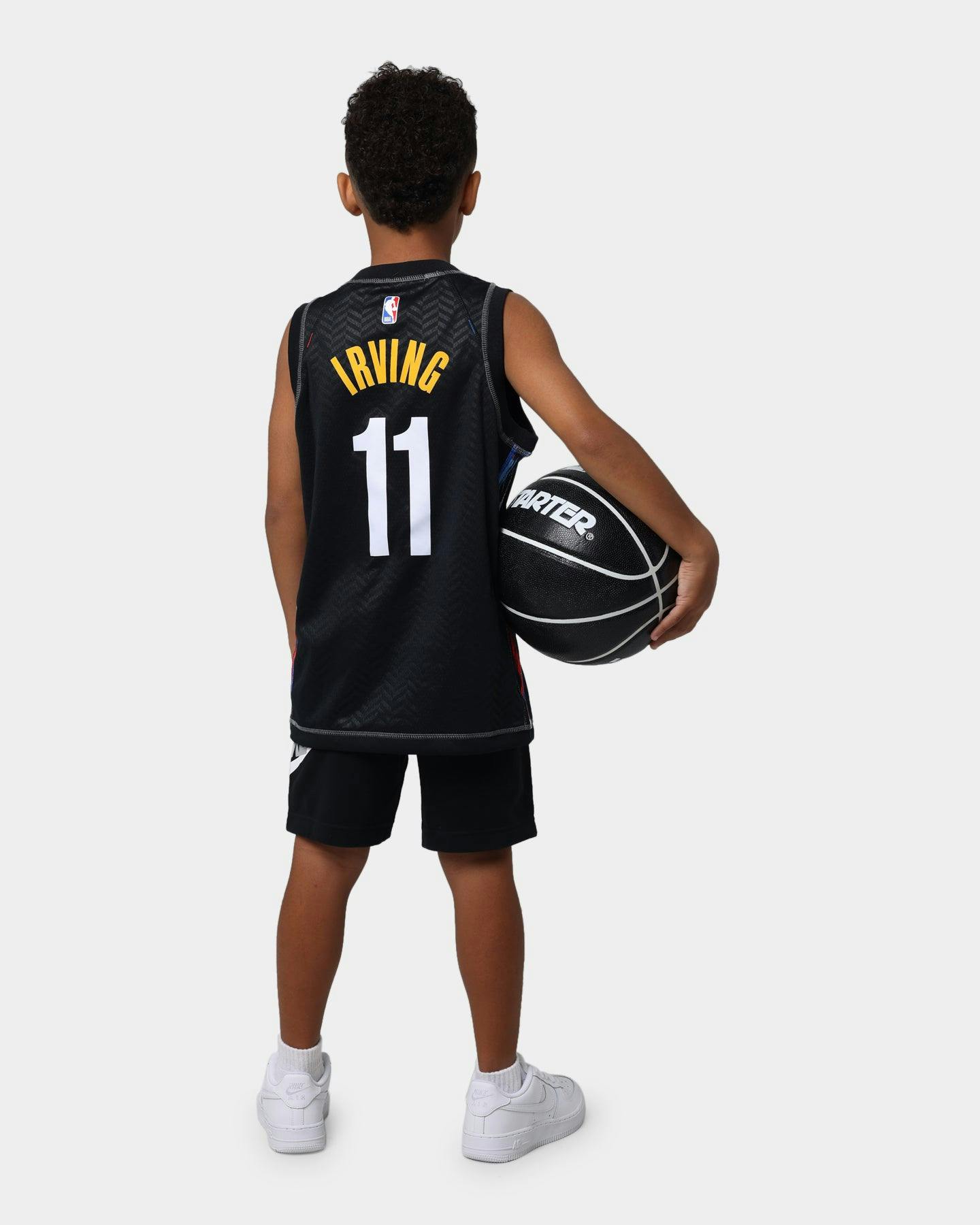 Nike Youth Kyrie Irving Brooklyn Nets City Edition Swingman Jersey Bla Culture Kings Nz 