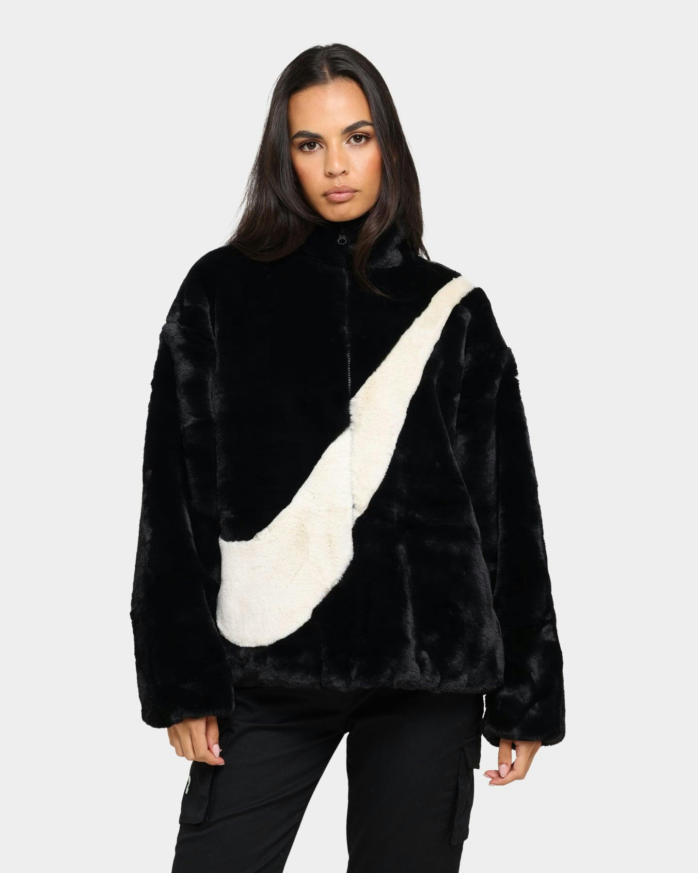 nike genuine fur coats & jackets
