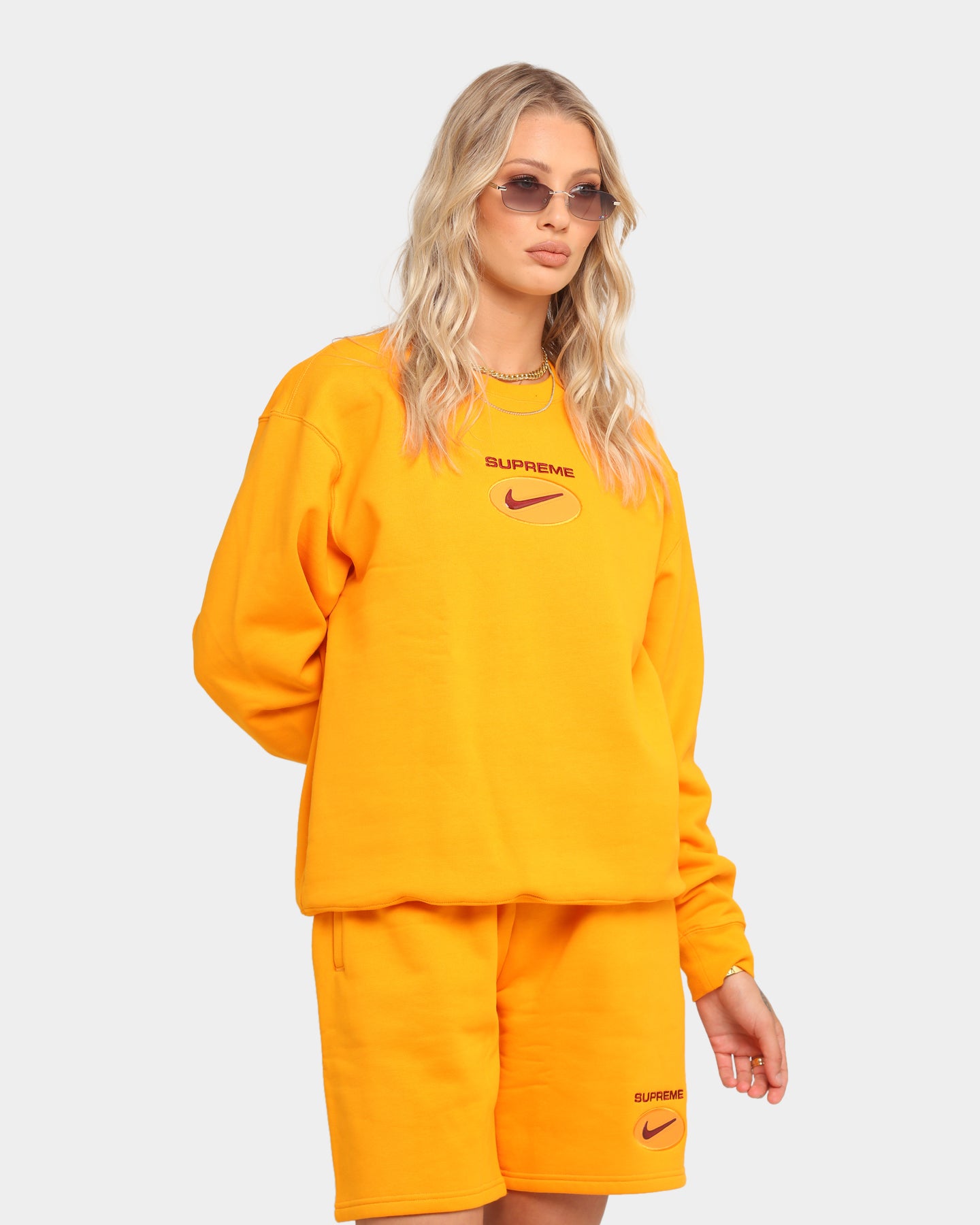 supreme nike jewel crewneck black