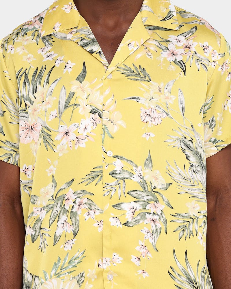 Club Paradise Lounge Shirt Yellow thumbnail - 5