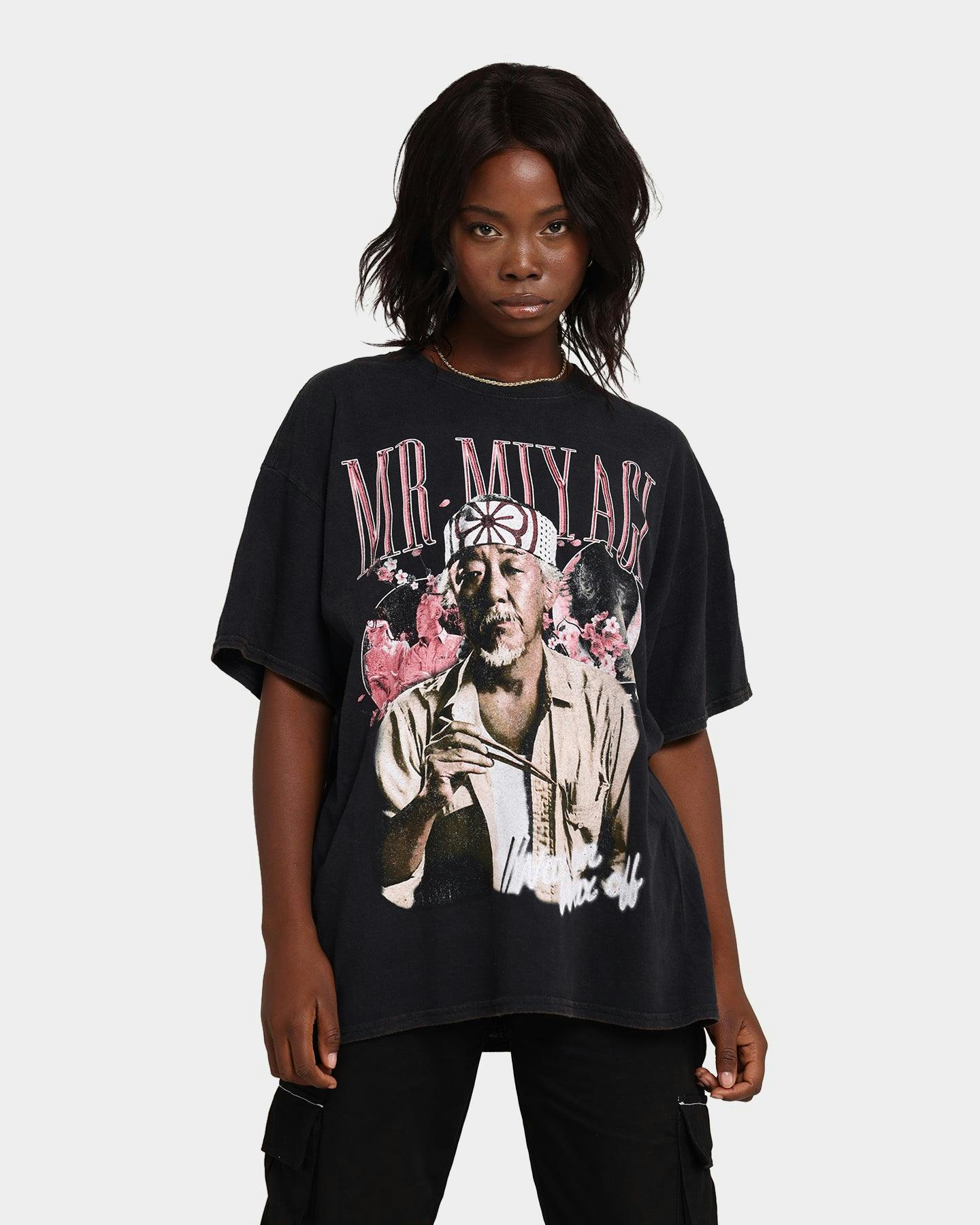 Goat Crew Miyagi Vintage T-Shirt Black Wash | Culture Kings NZ