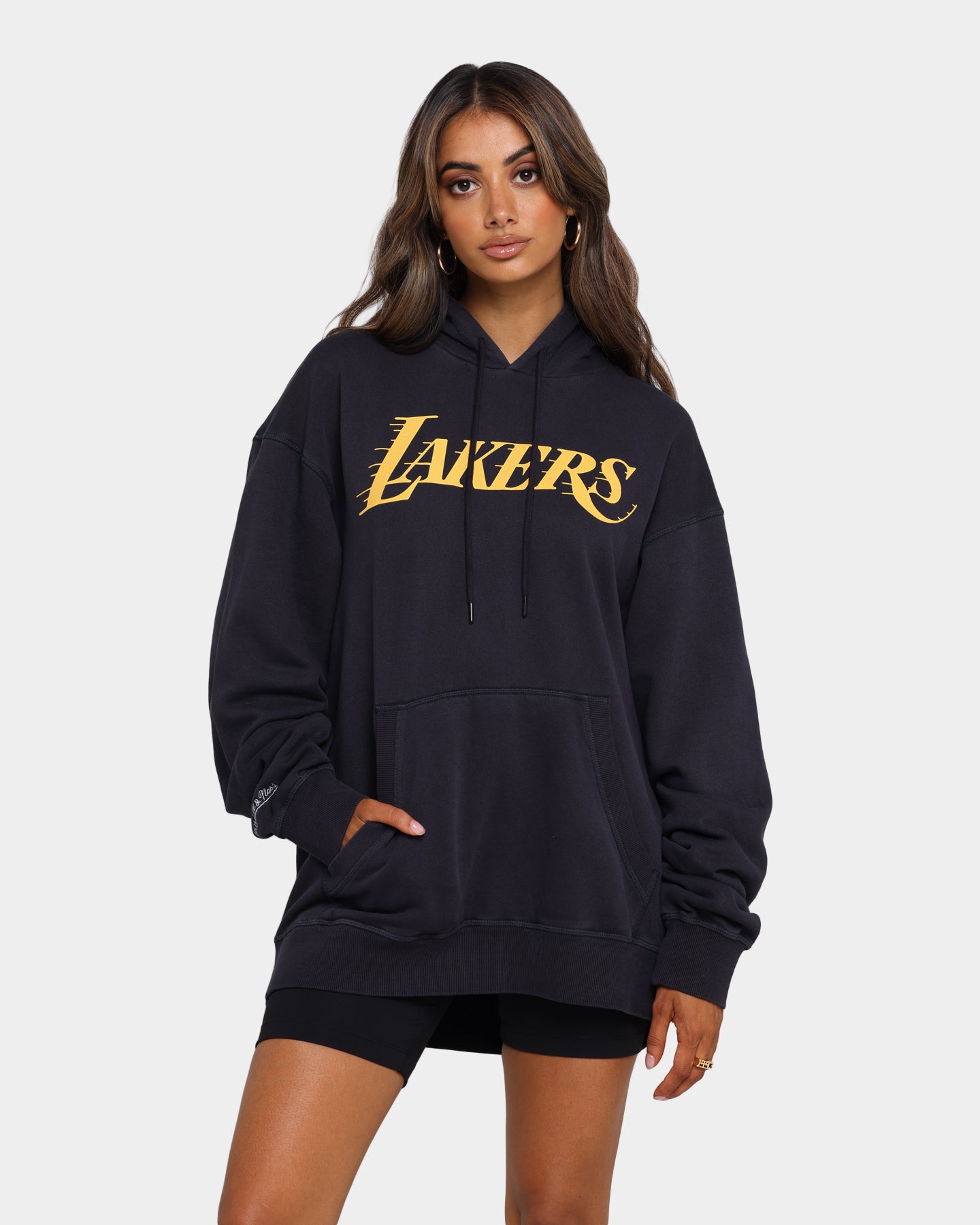 lakers hoodie dress