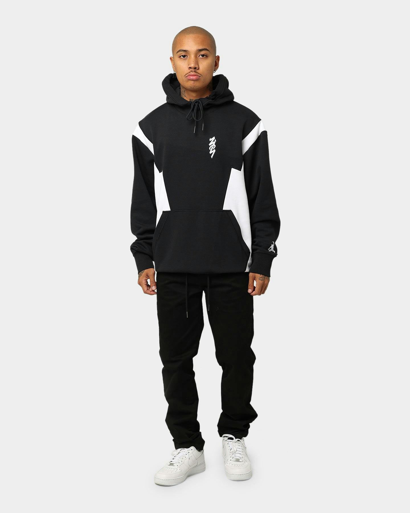 Jordan Jordan Dri-Fit Zion Fleece Hoodie Black/White/White | Culture ...