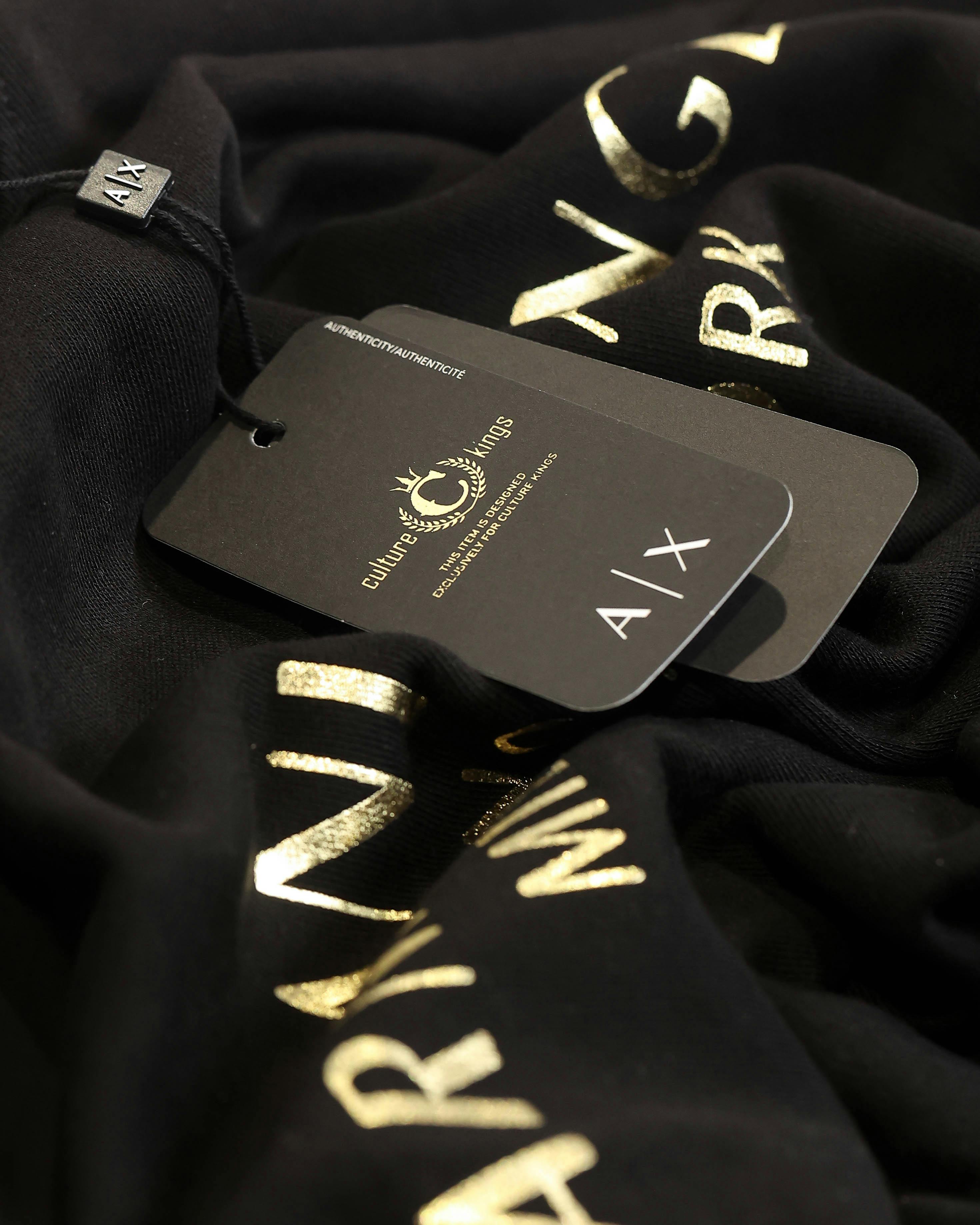 Armani Exchange Armani Exchange X Culture Kings T-Shirt Black/Gold