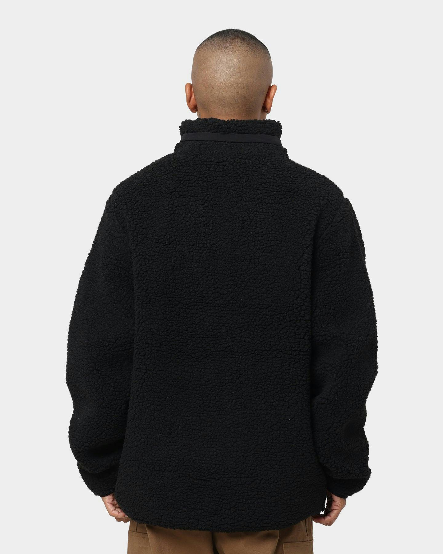 Stussy Stock Sherpa Jacket Black | Culture Kings NZ