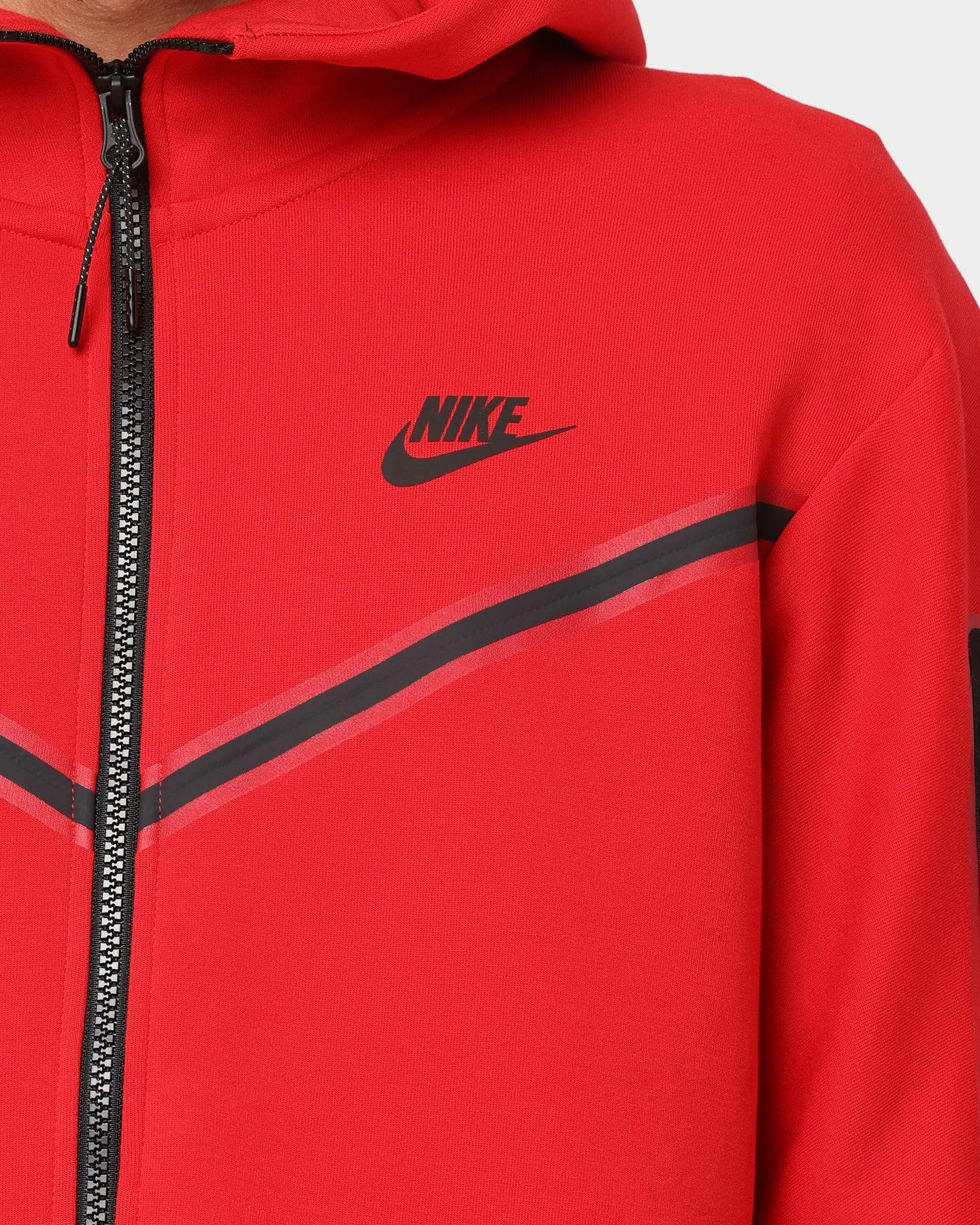 Nike Nike Sportswear Tech Fleece Full-Zip Hoodie University Red ...