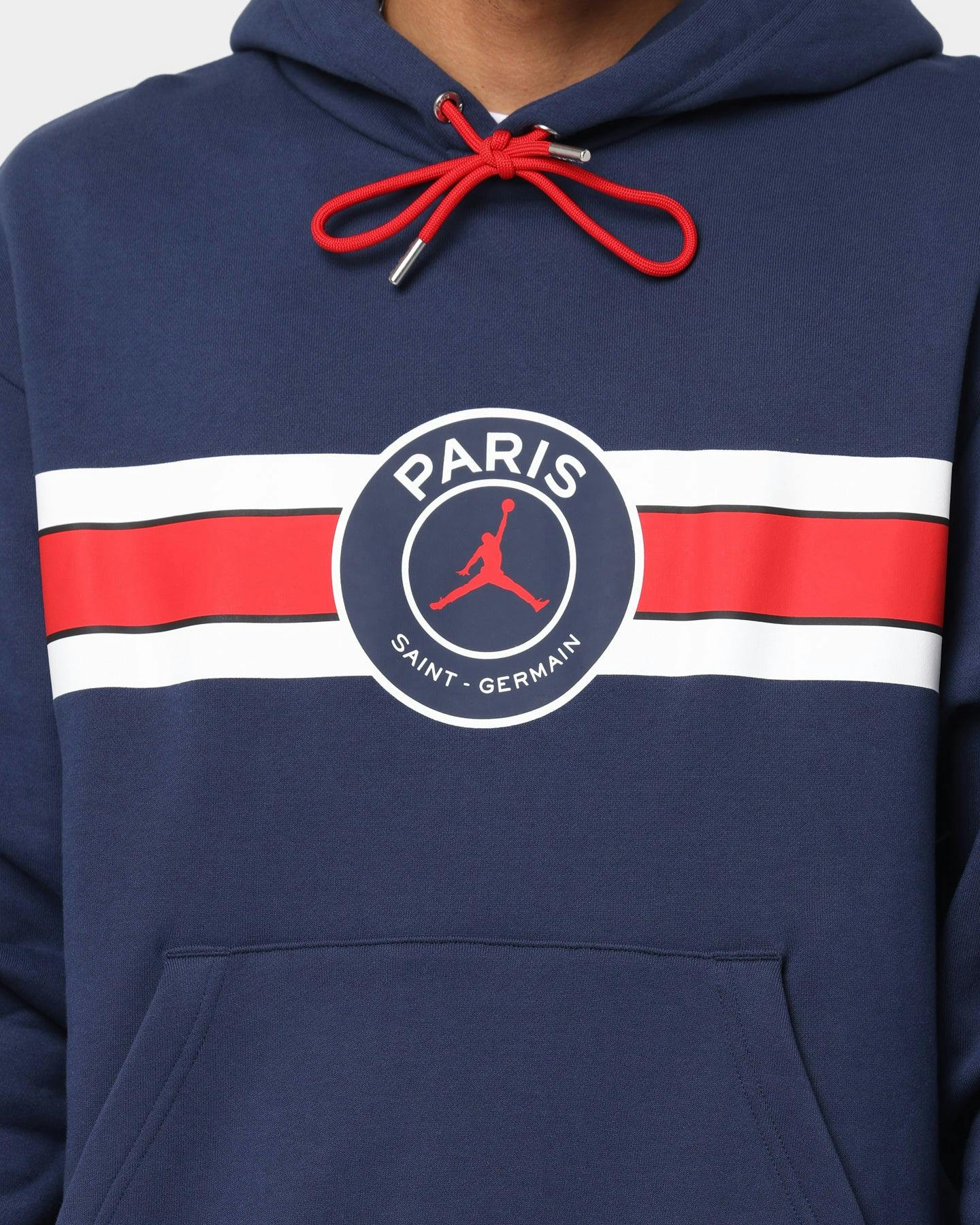 Jordan paris hoodie red and blue Clearance