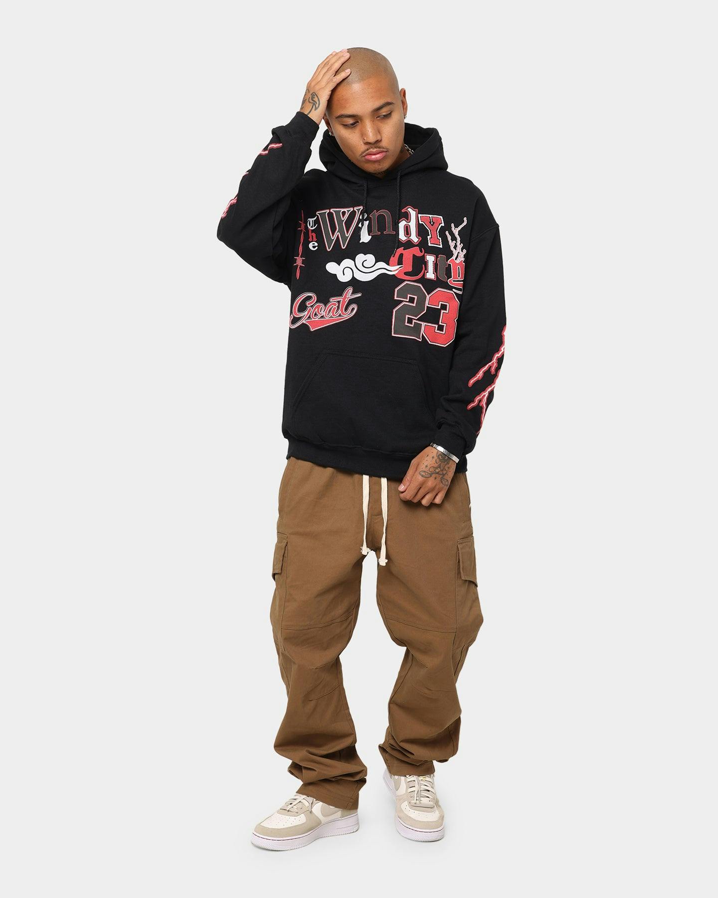 Goat Crew Windy City Hoodie Black Wash | Culture Kings NZ