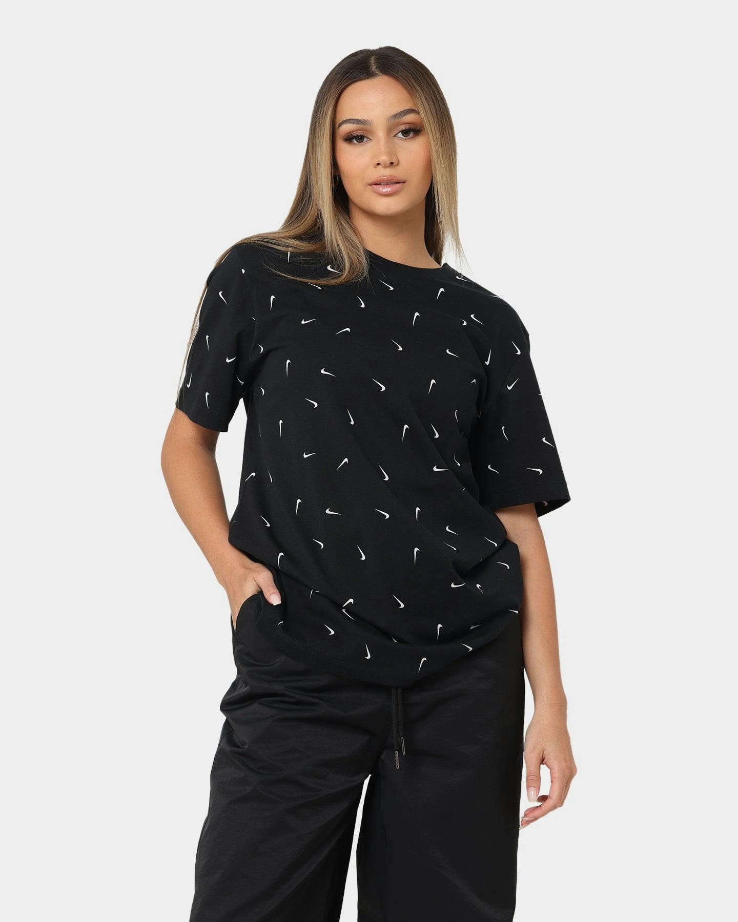 Nike Nike Sportswear Club All-Over Print T-Shirt Black