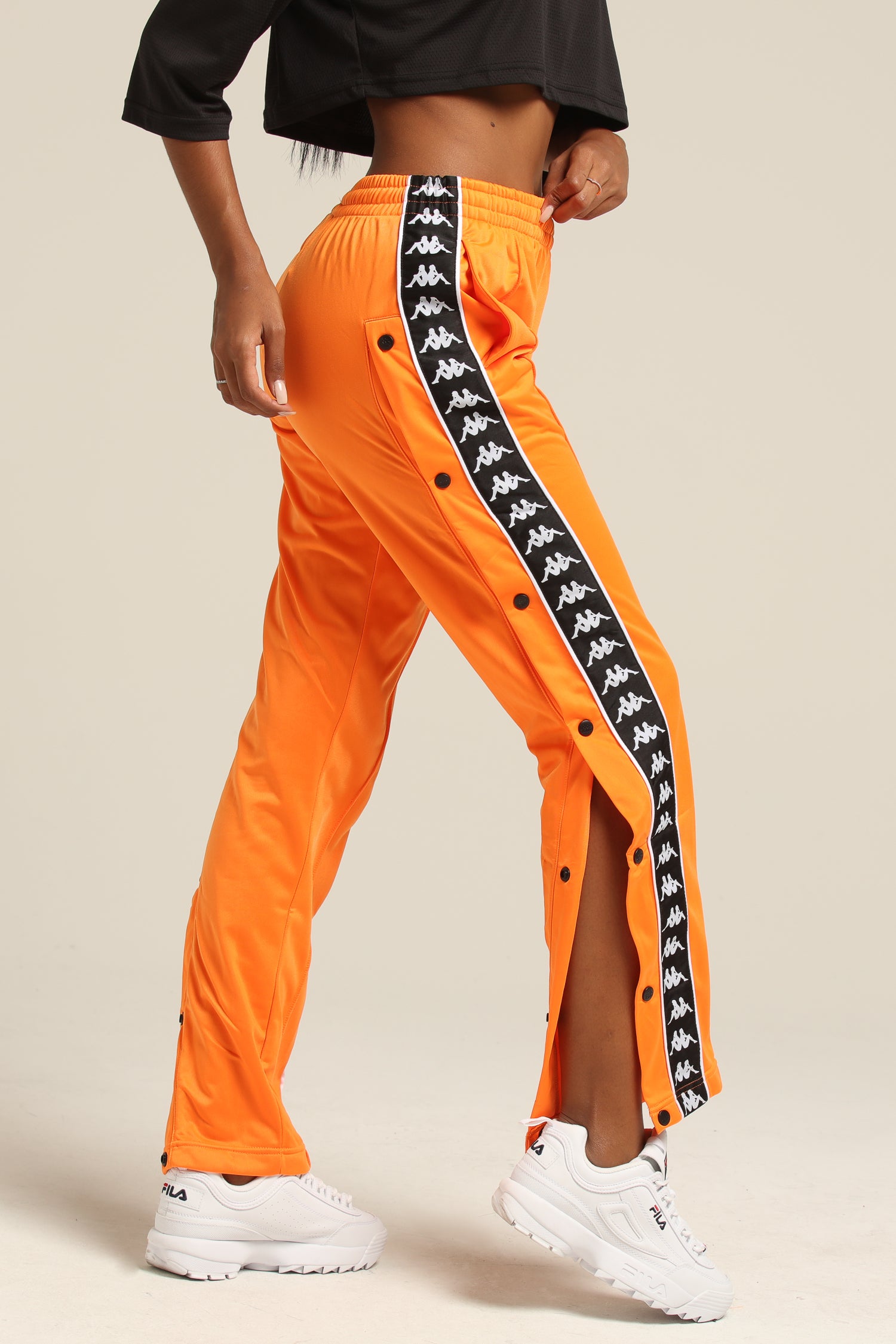 orange kappa joggers