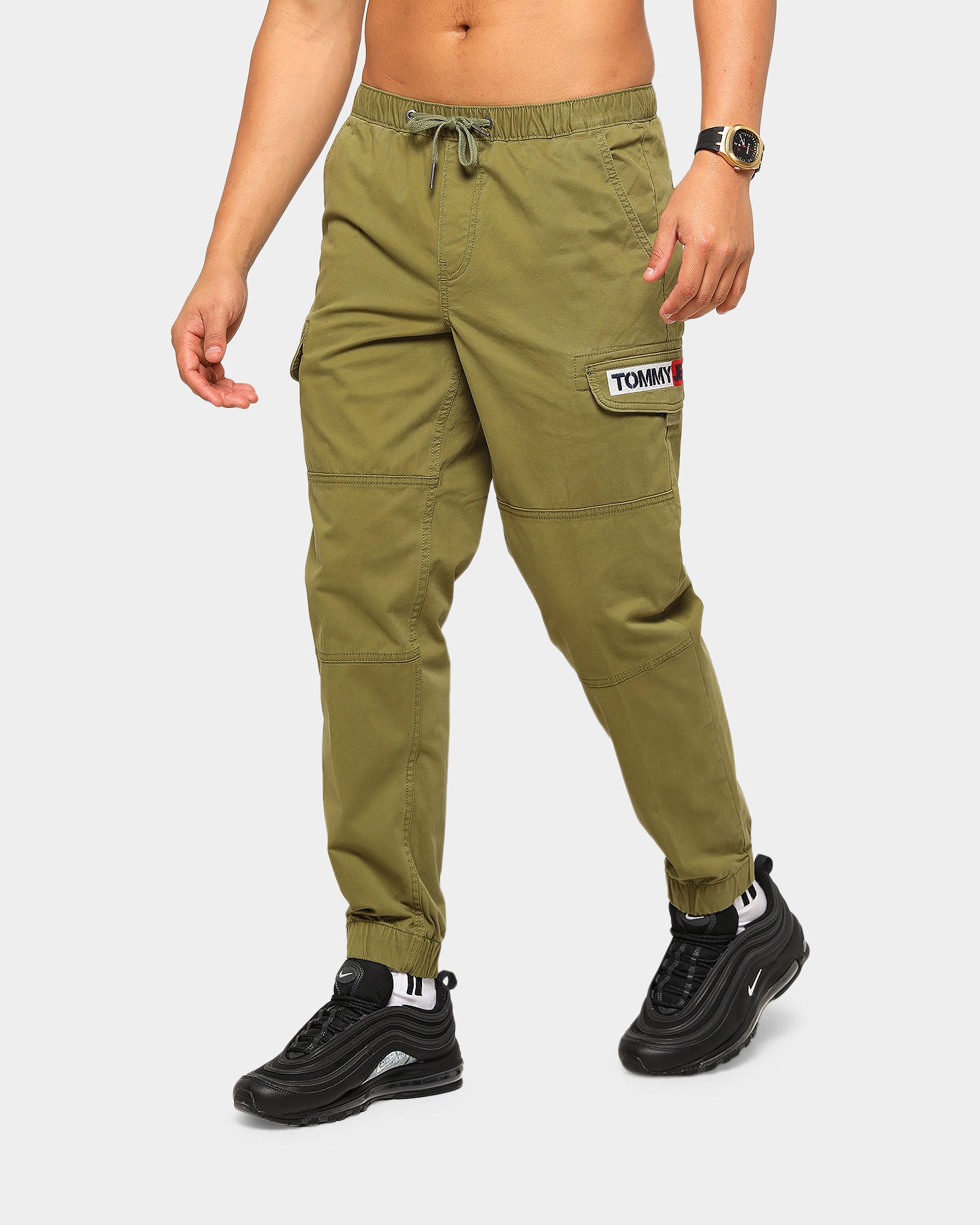 tommy jeans cuffed cargo pants