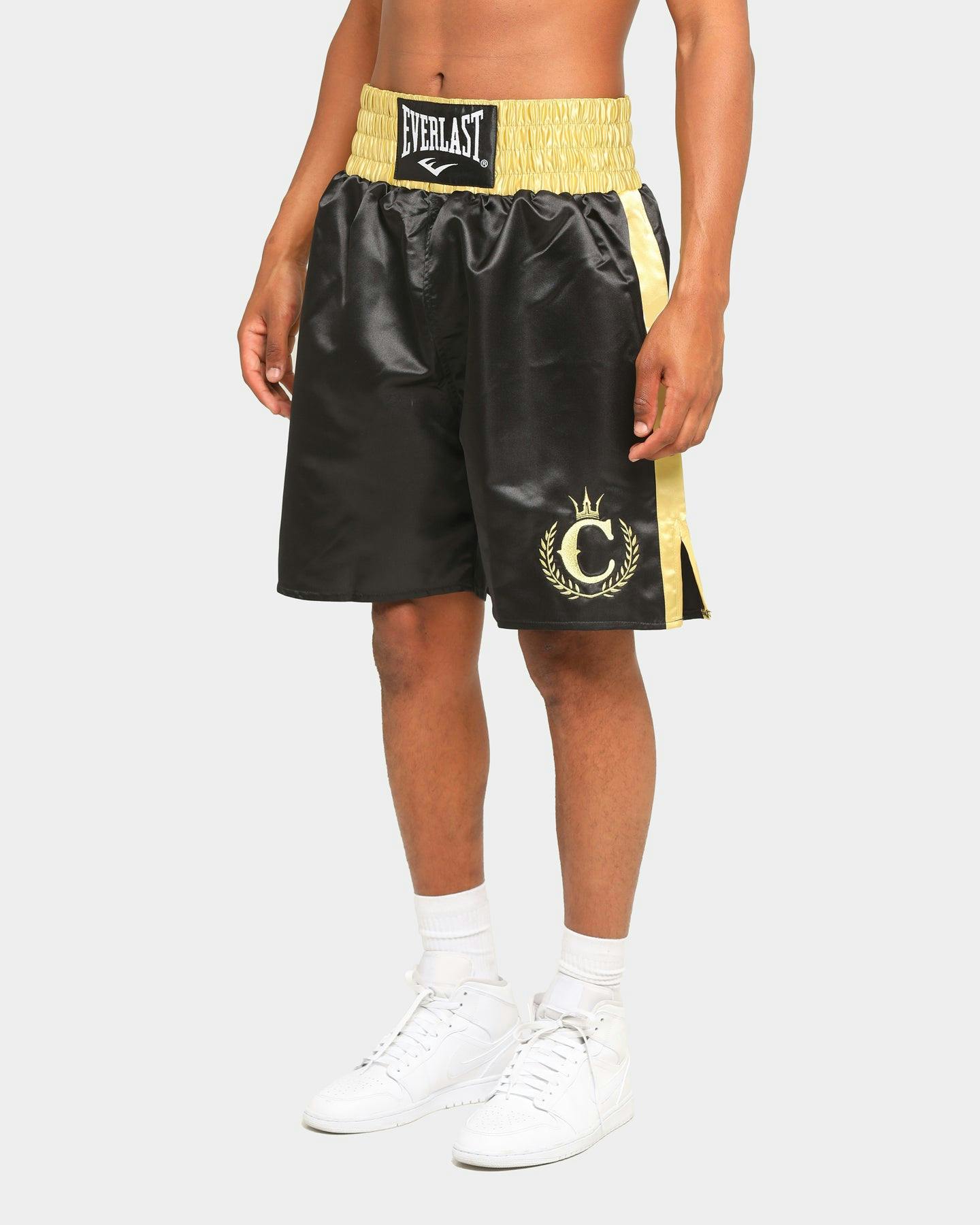 CULTURE KINGS Culture Kings X Everlast Fight Shorts Black/Gold