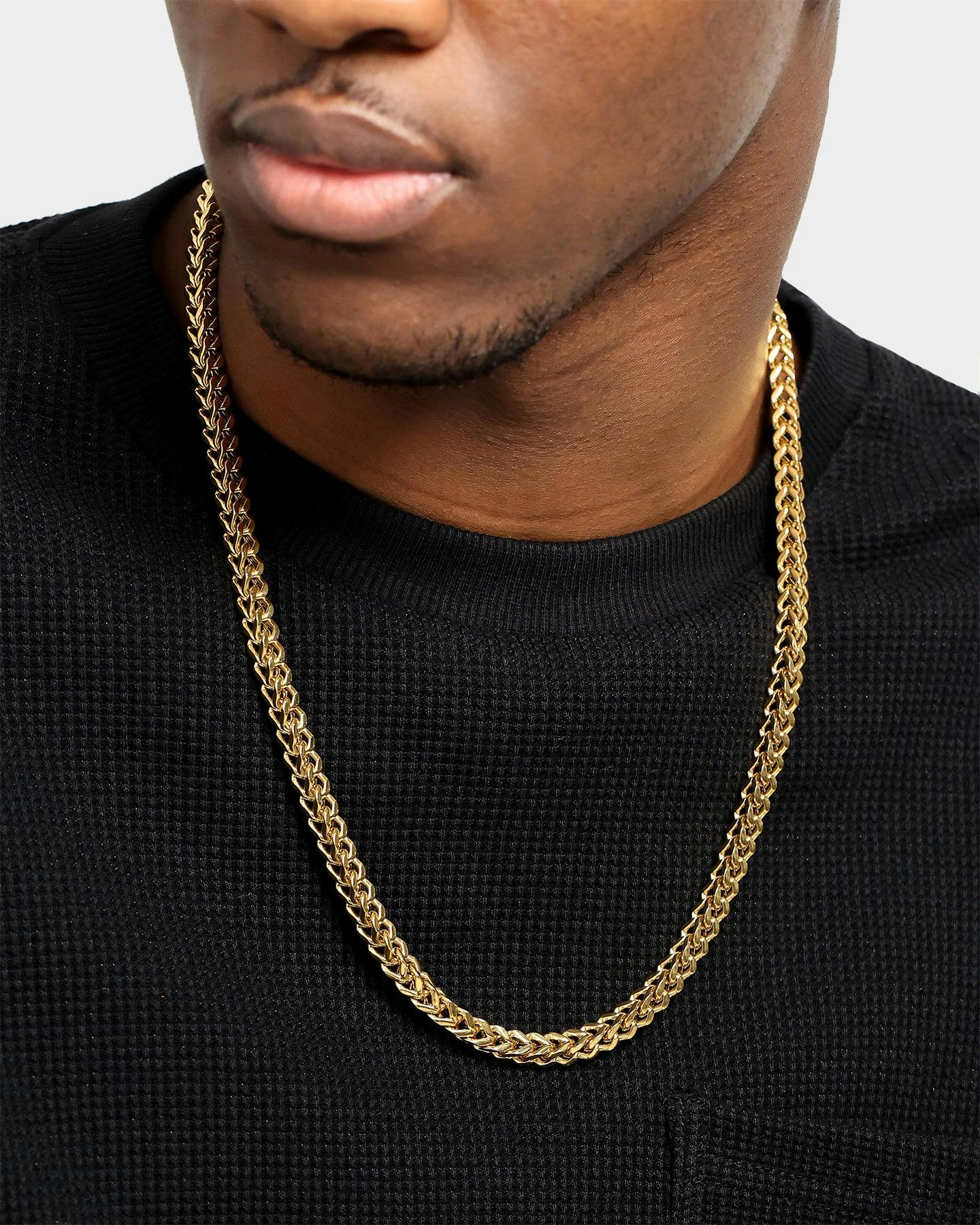 Saint Morta Franco 24 Inch 6MM Chain Gold | Culture Kings NZ