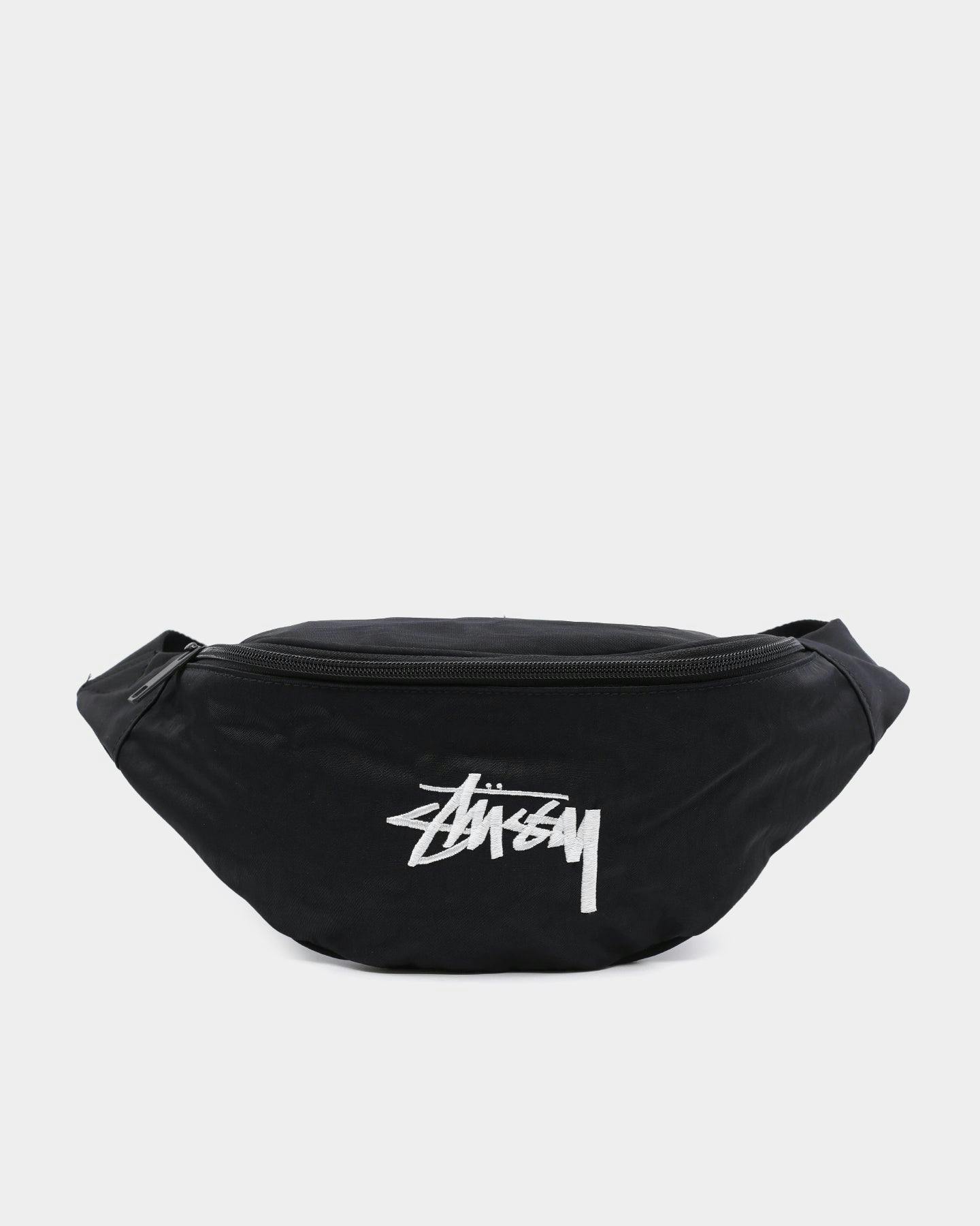 Stussy Stock Waist Bag Black Culture Kings NZ