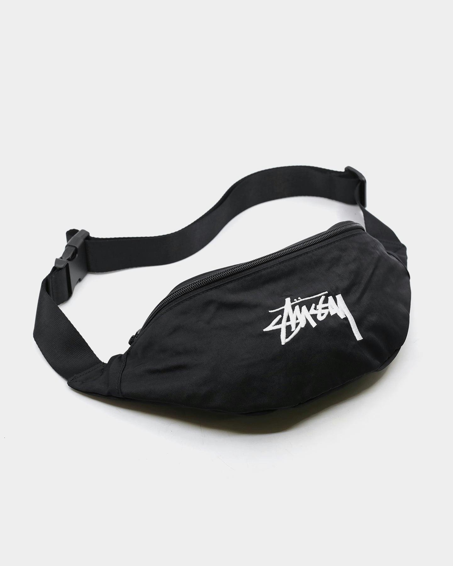 Stussy Stock Waist Bag Black Culture Kings NZ