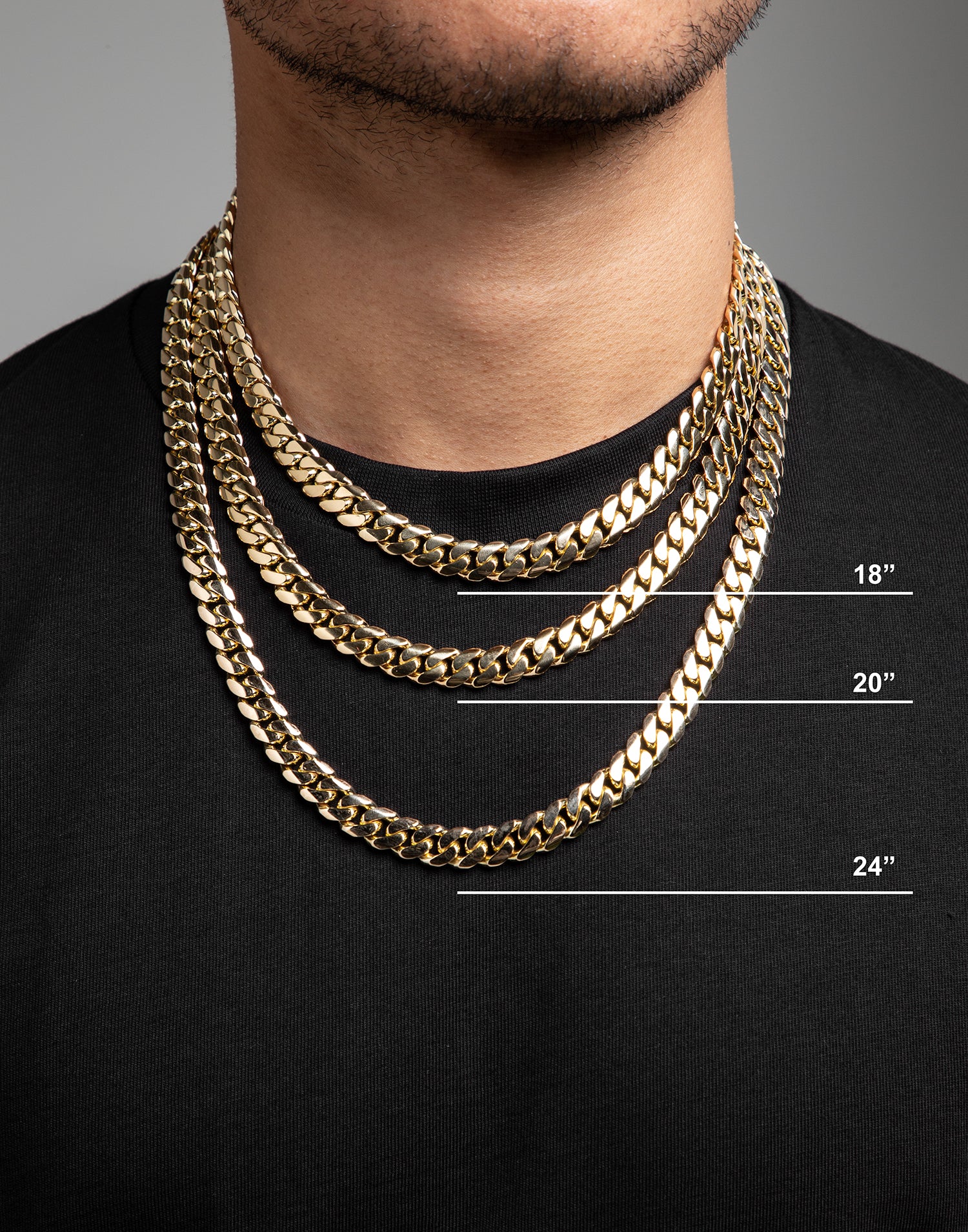 HOUSE OF AURIC 10MM CUBAN LINK 24 CHAIN 10K GOLD Culture Kings NZ   06005491 YG914 Normal 015 