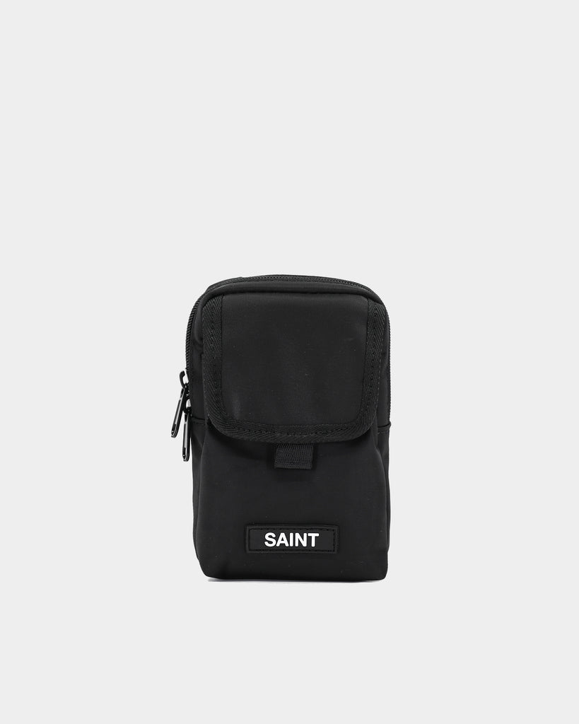 Saint Morta Mini Logo Shoulder Pouch Black