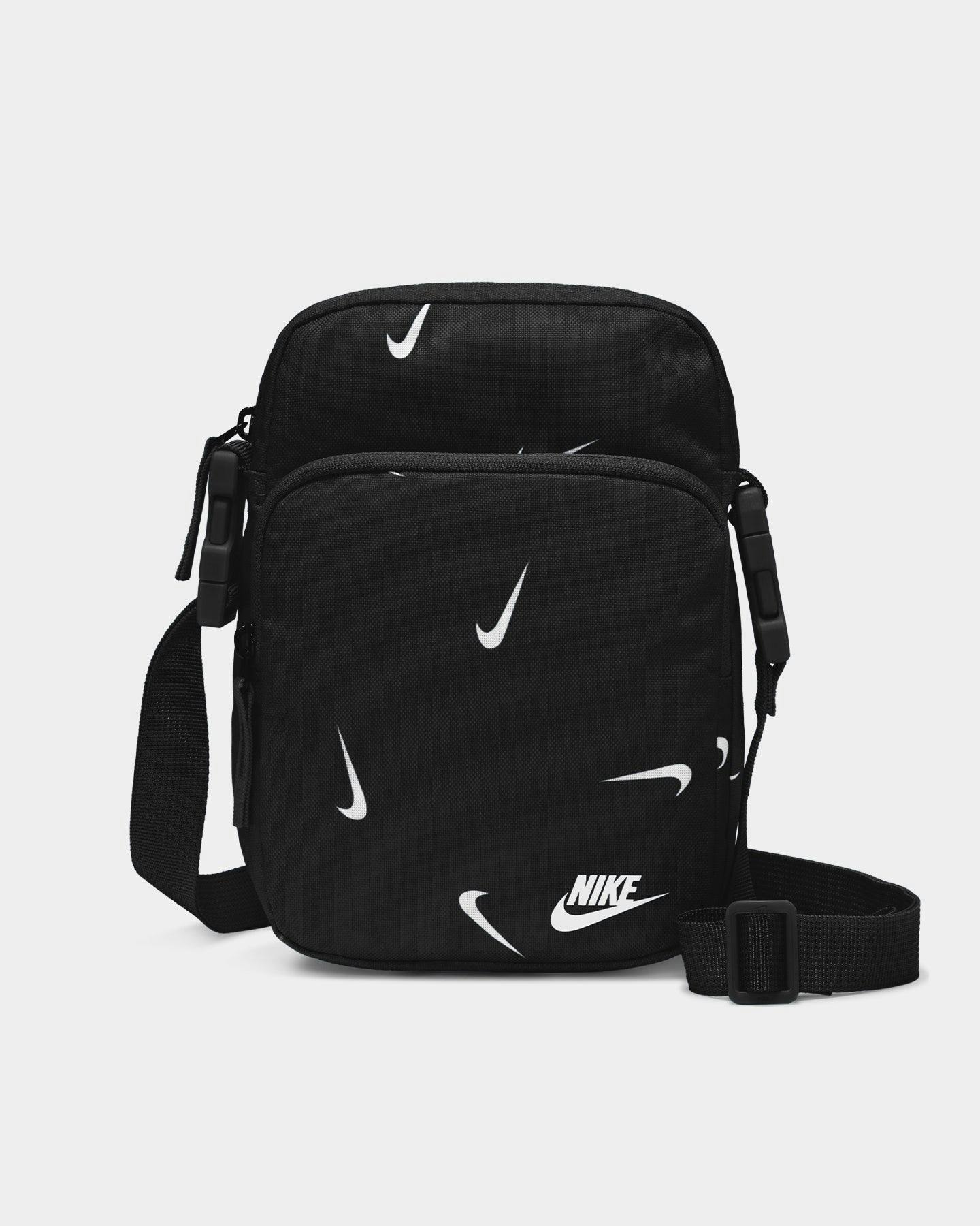 Nike Men's Heritage AOP Crossbody Bag Black | Culture Kings NZ