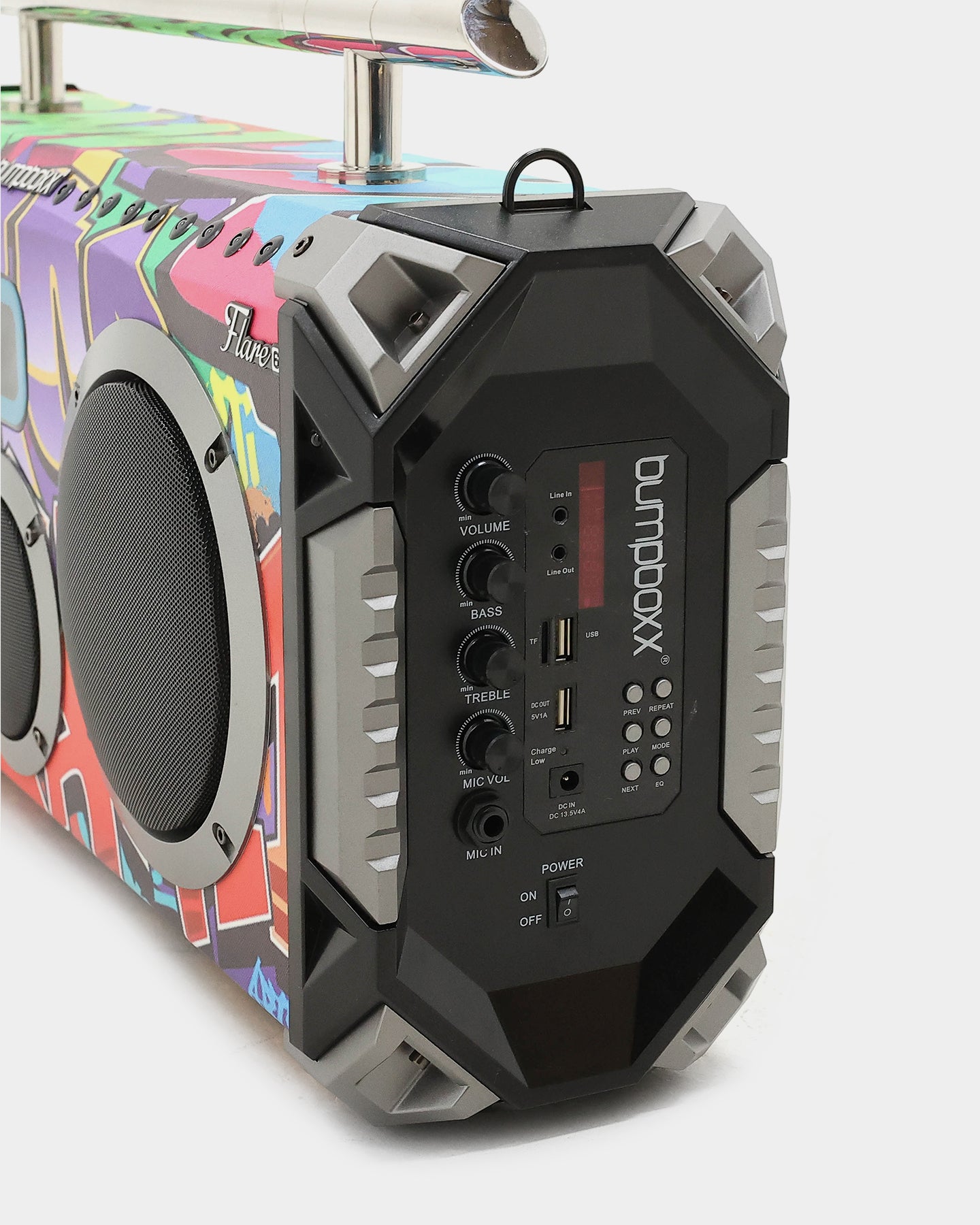 Bumpboxx Flare6 Bluetooth Boombox Graffiti | Culture Kings NZ