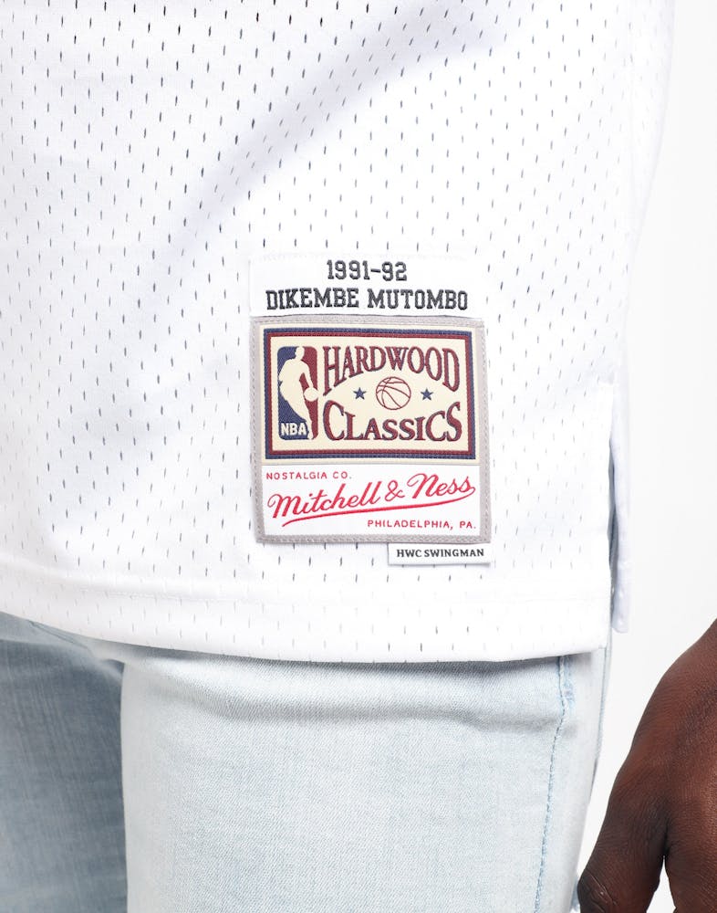 Mitchell & Ness Denver Nuggets Dikembe Mutombo #55 ...