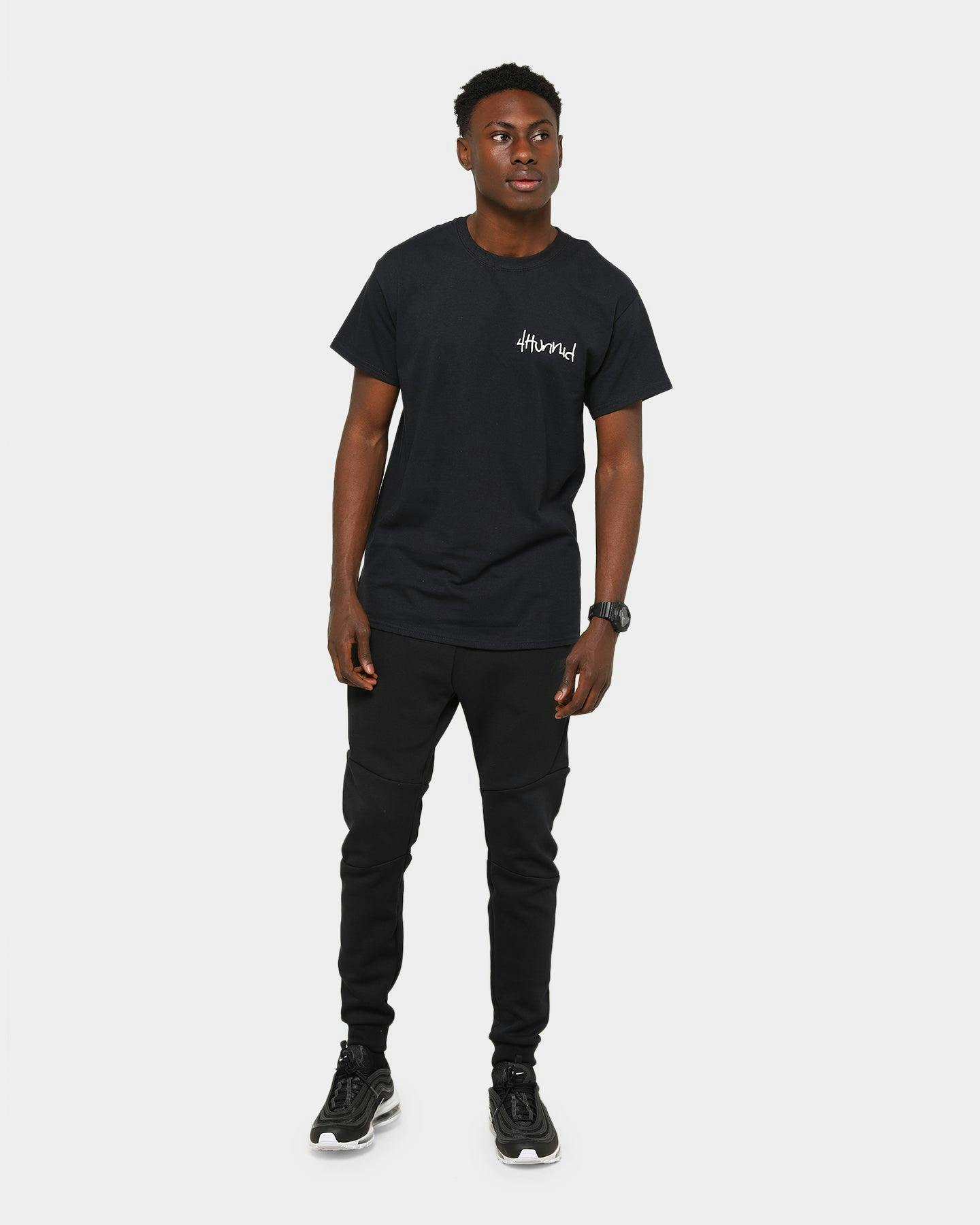 4HUNNID Original 4H Logo Tee Black | Culture Kings NZ