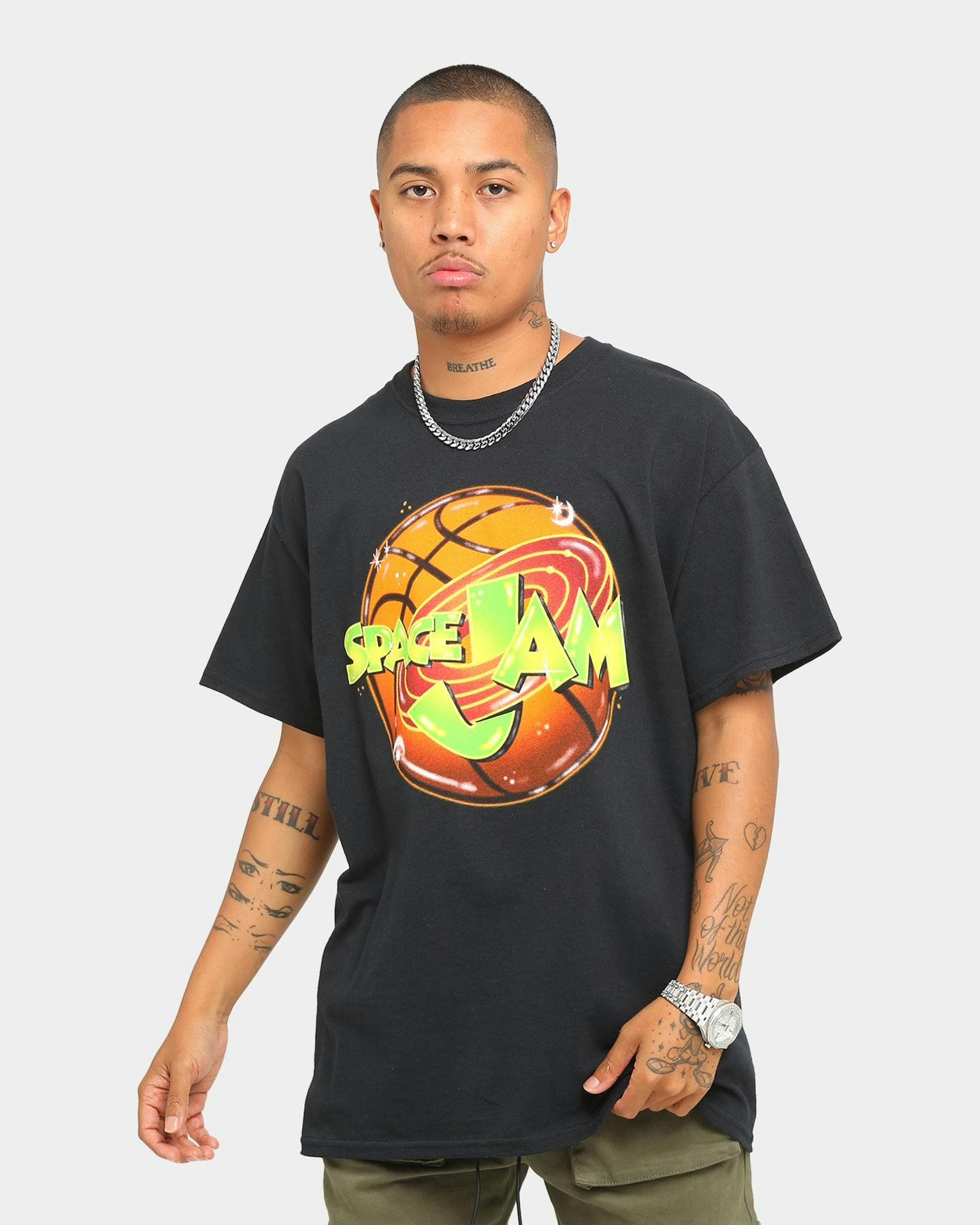 Space Jam Basketball Short Sleeve T-Shirt Black | Culture Kings NZ