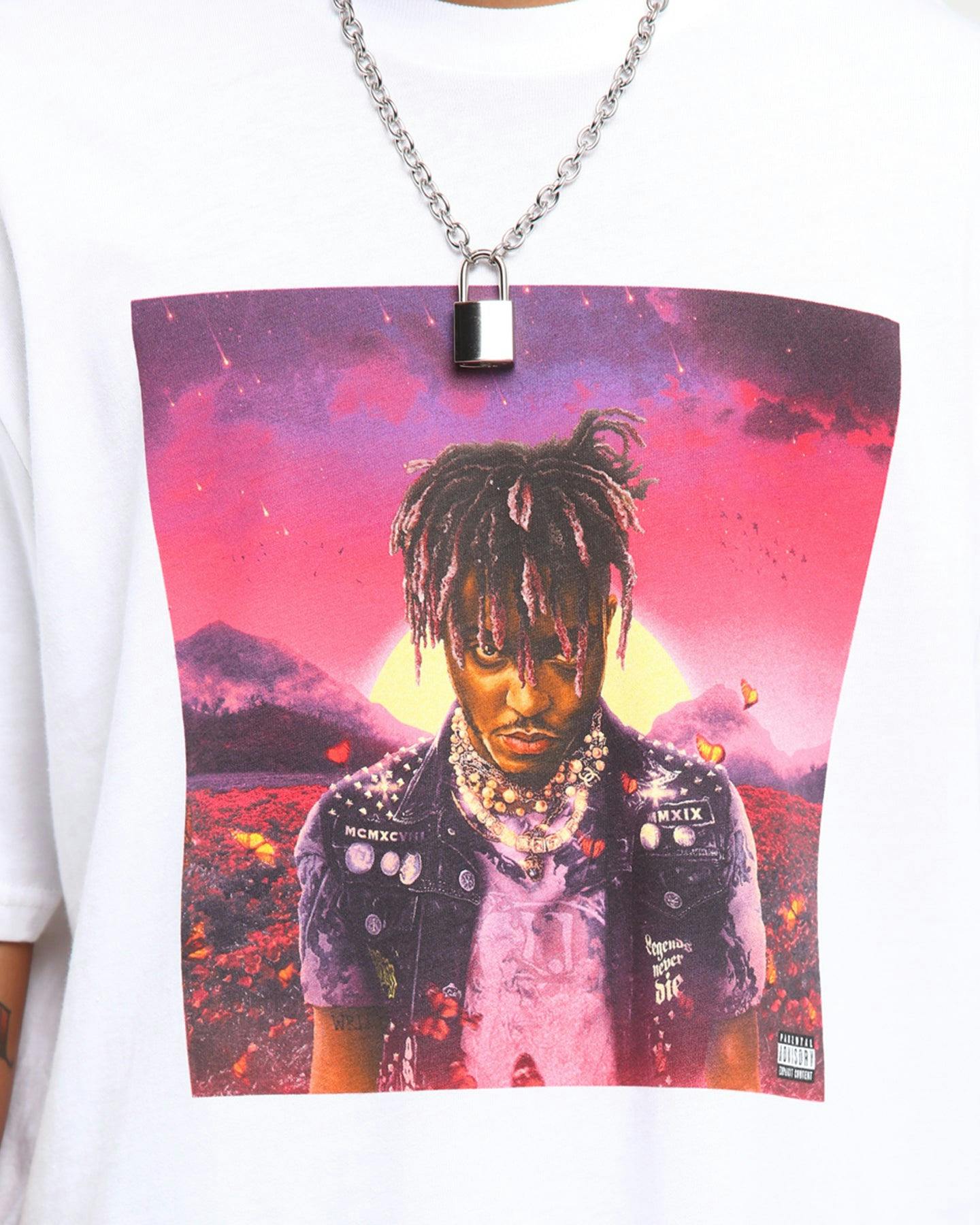 Juice Wrld Legends Never Die Album Short Sleeve T-shirt White 