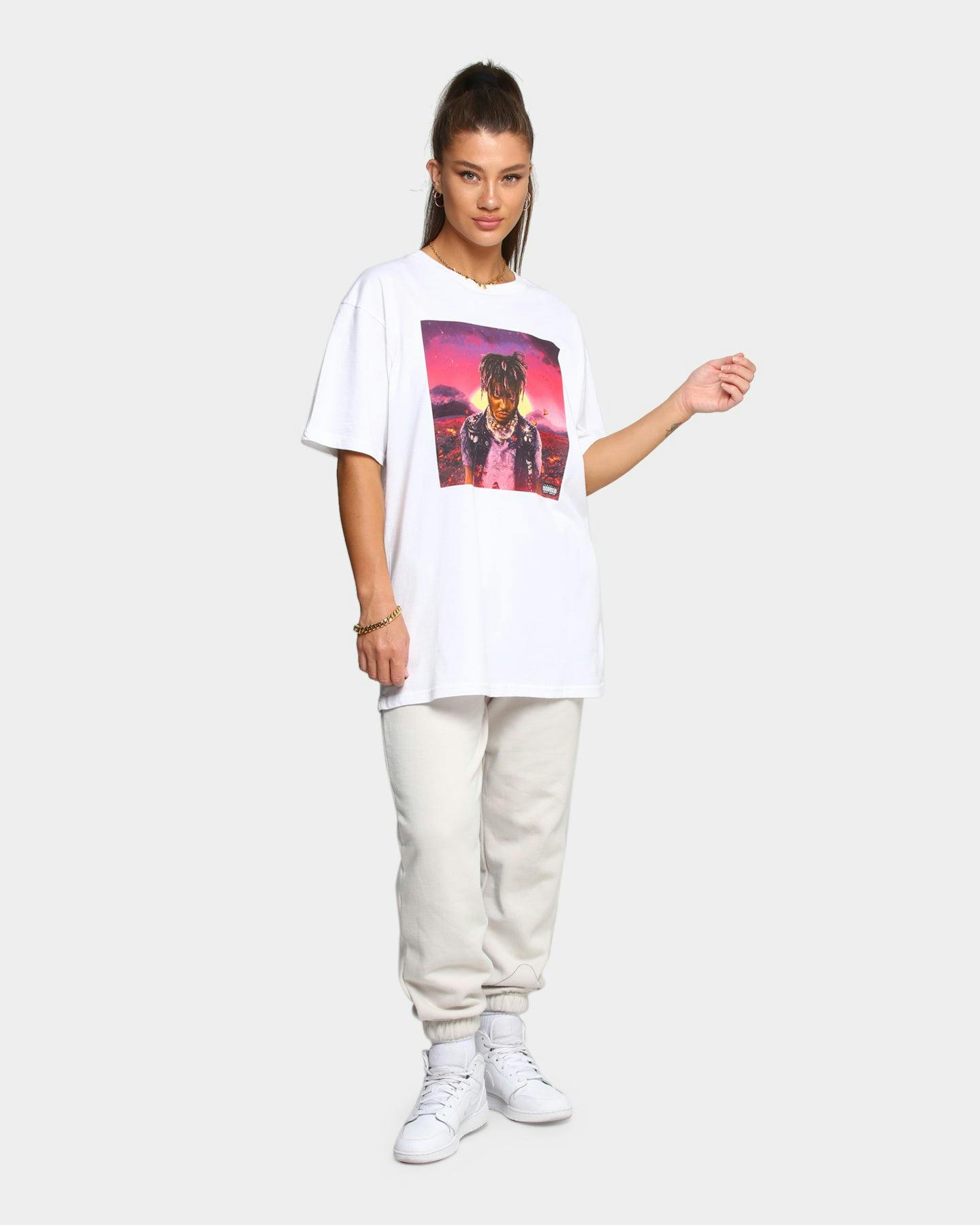 Juice Wrld Legends Never Die Album Short Sleeve T-Shirt White | Culture