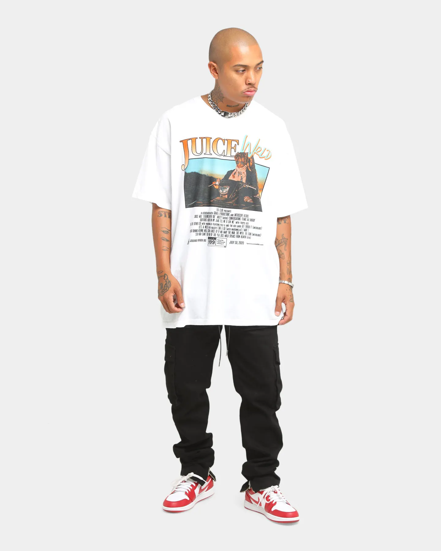 Juice Wrld Desert Vintage TShirt White Culture Kings NZ