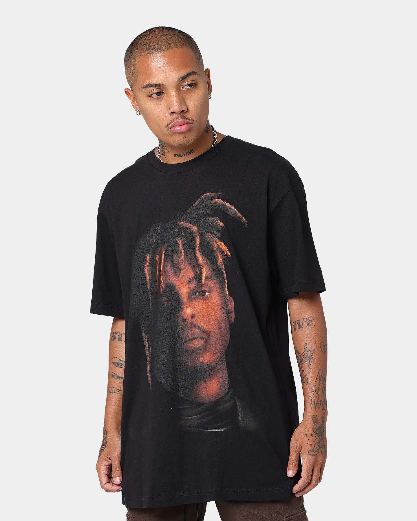 Juice Wrld Legends Never Die Oil Paint Short Sleeve TShirt Black