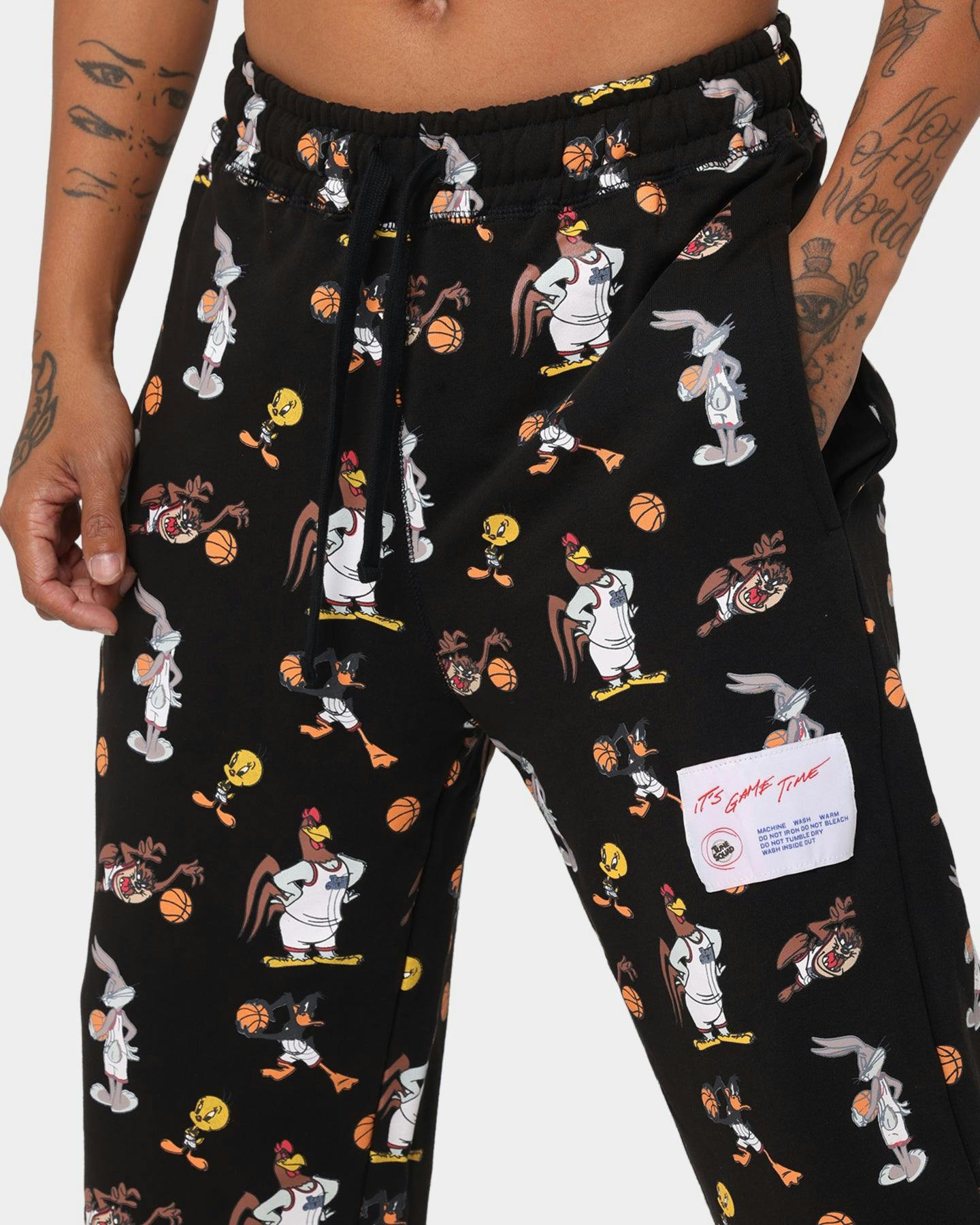 Space Jam Jam Track Pant Black Culture Kings NZ