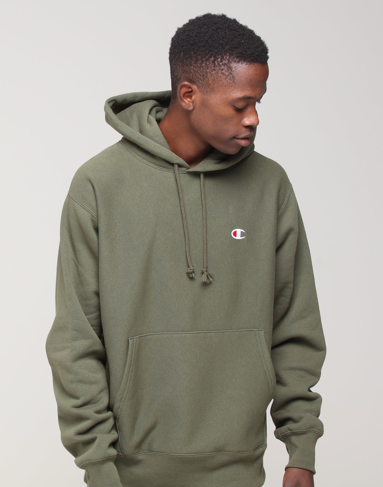 champion sweatshirt olive green