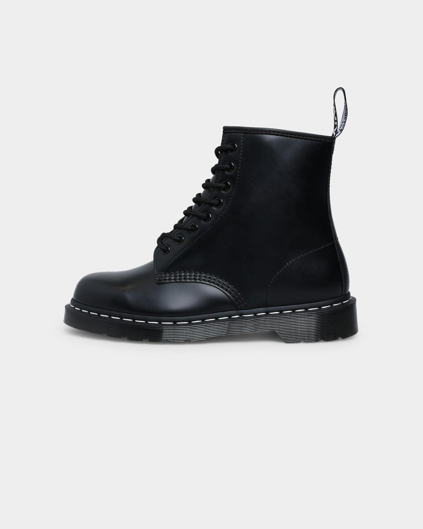 Dr. Martens 1460 Smooth White Stitch Black | Culture Kings NZ