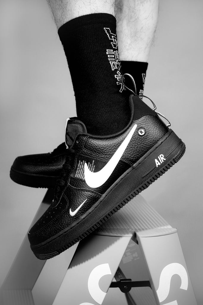 Nike Air Force 1 '07 LV8 Utility BlackWhite Nike Air Force 1 '07 LV8 Utility BlackWhite