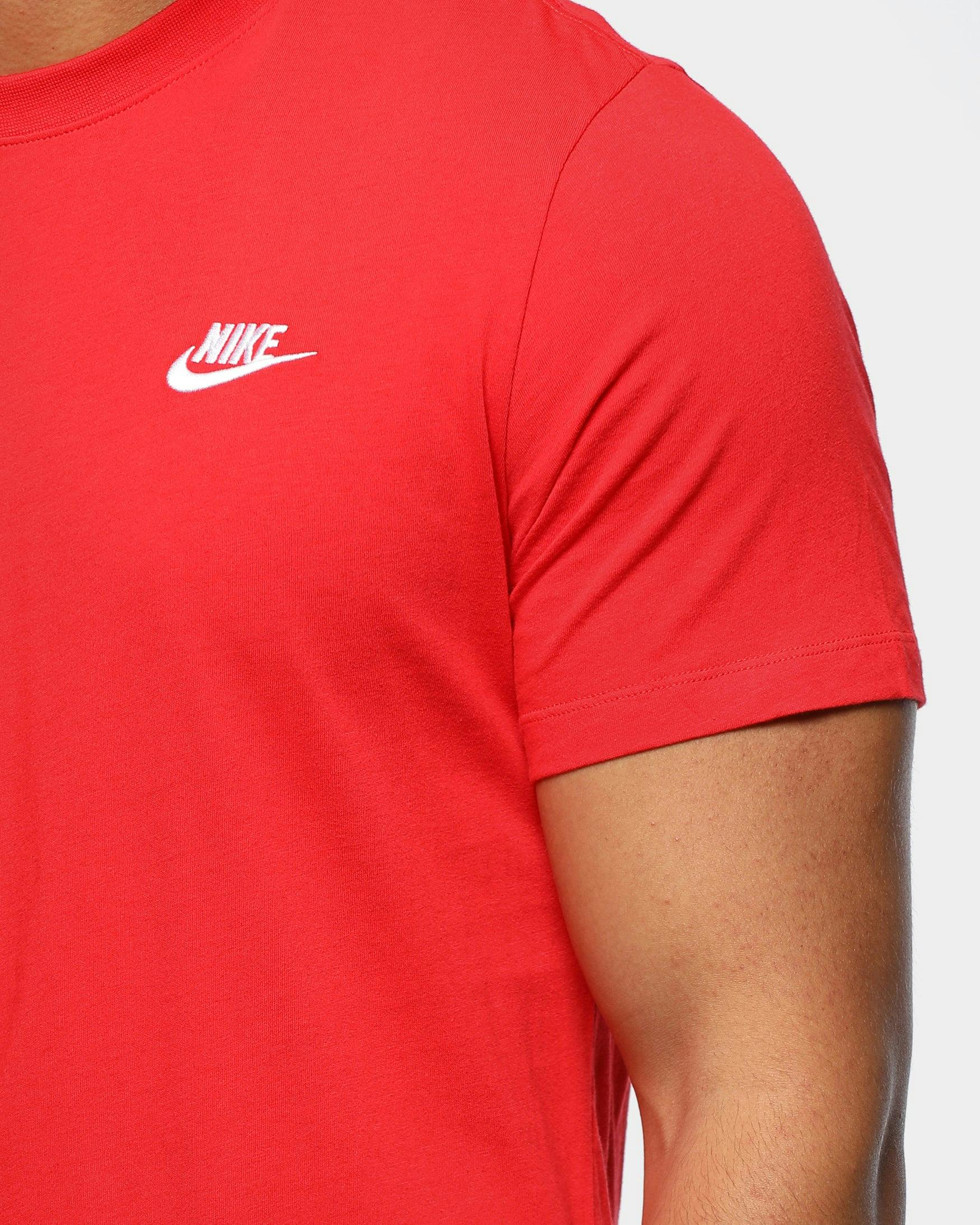red nike t shirt