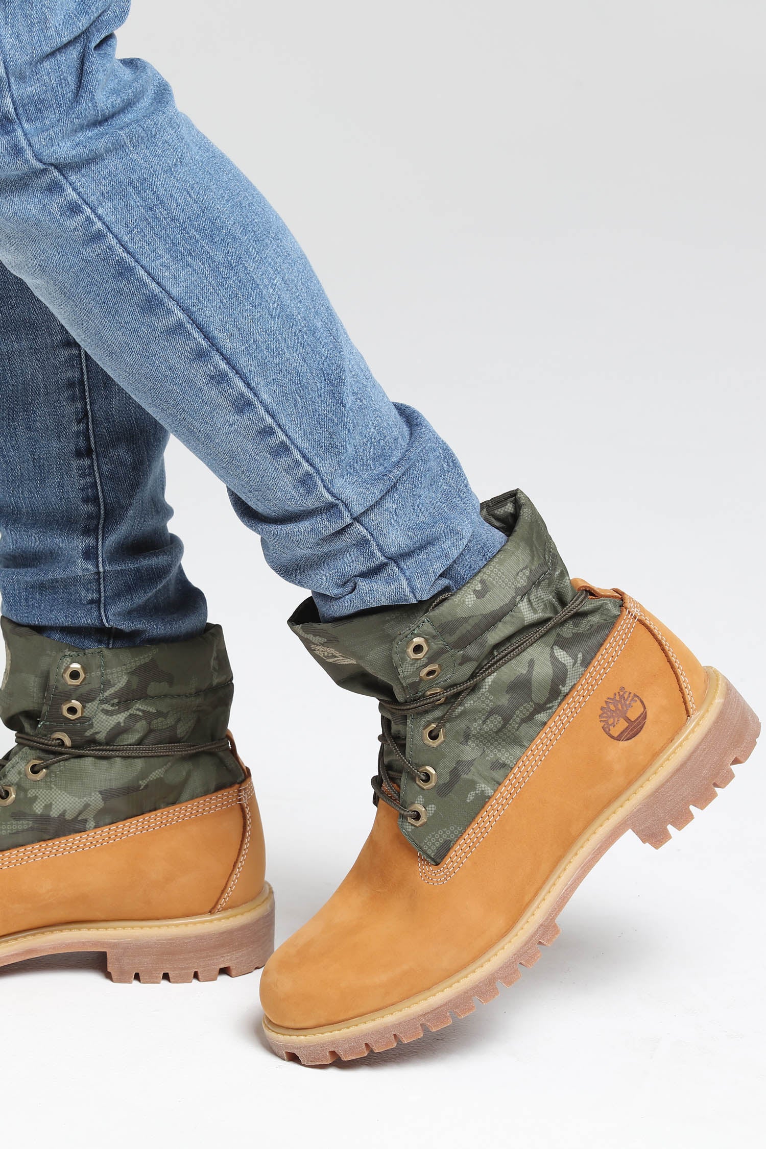 timberland roll top boots