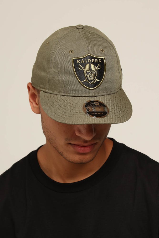 New Era Raiders 9fifty Retro Crown Snapback Olive Culture Kings Nz