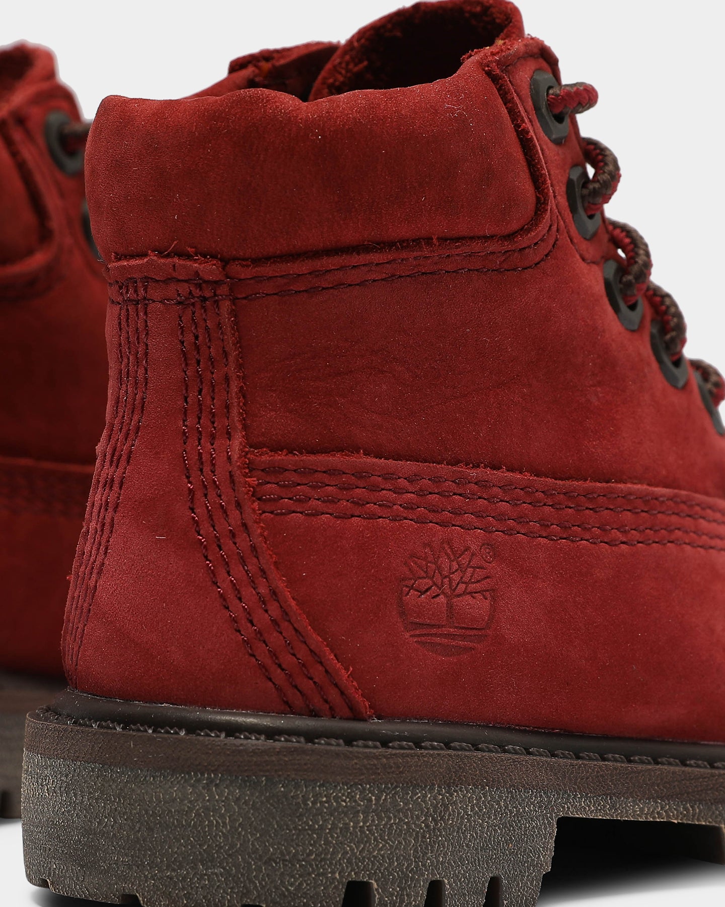 dark red timberlands