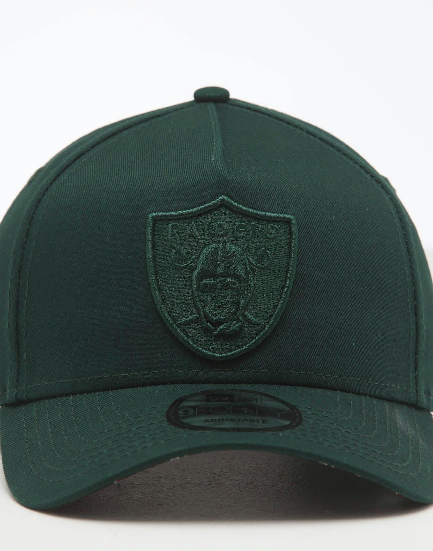 raiders snapback green under brim