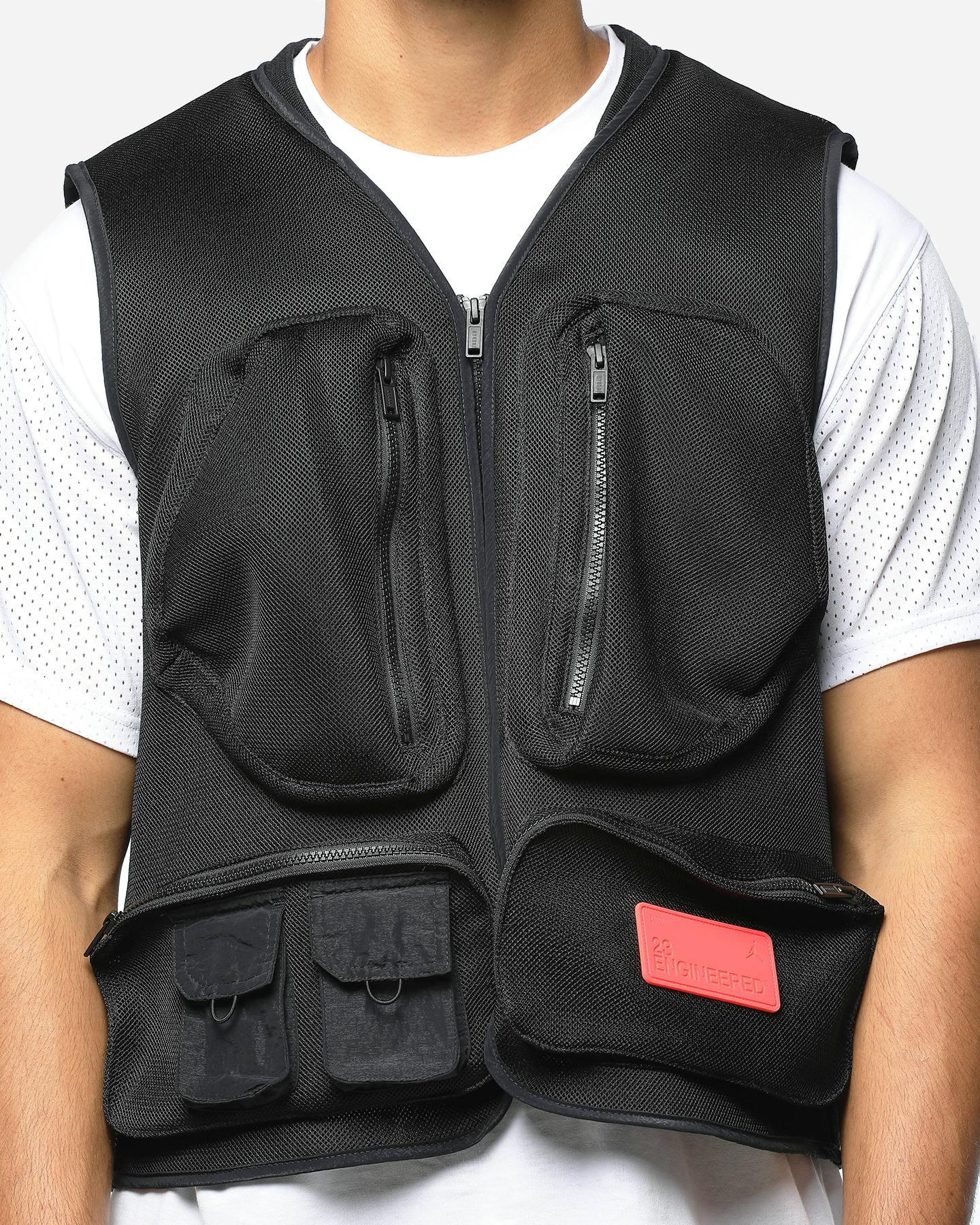 Men's Jordan Jordan 23 Engineered Utility Vest Black/Infrared | Culture