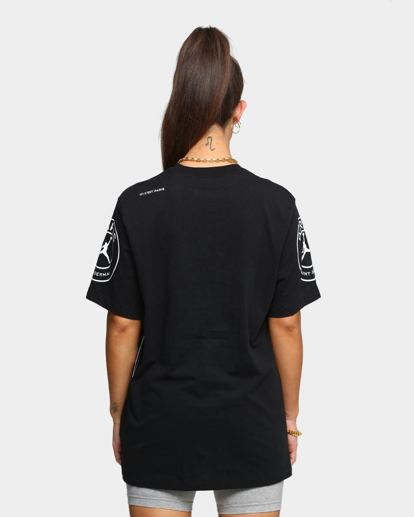 Jordan PSG Logo T-Shirt Black | Culture Kings NZ