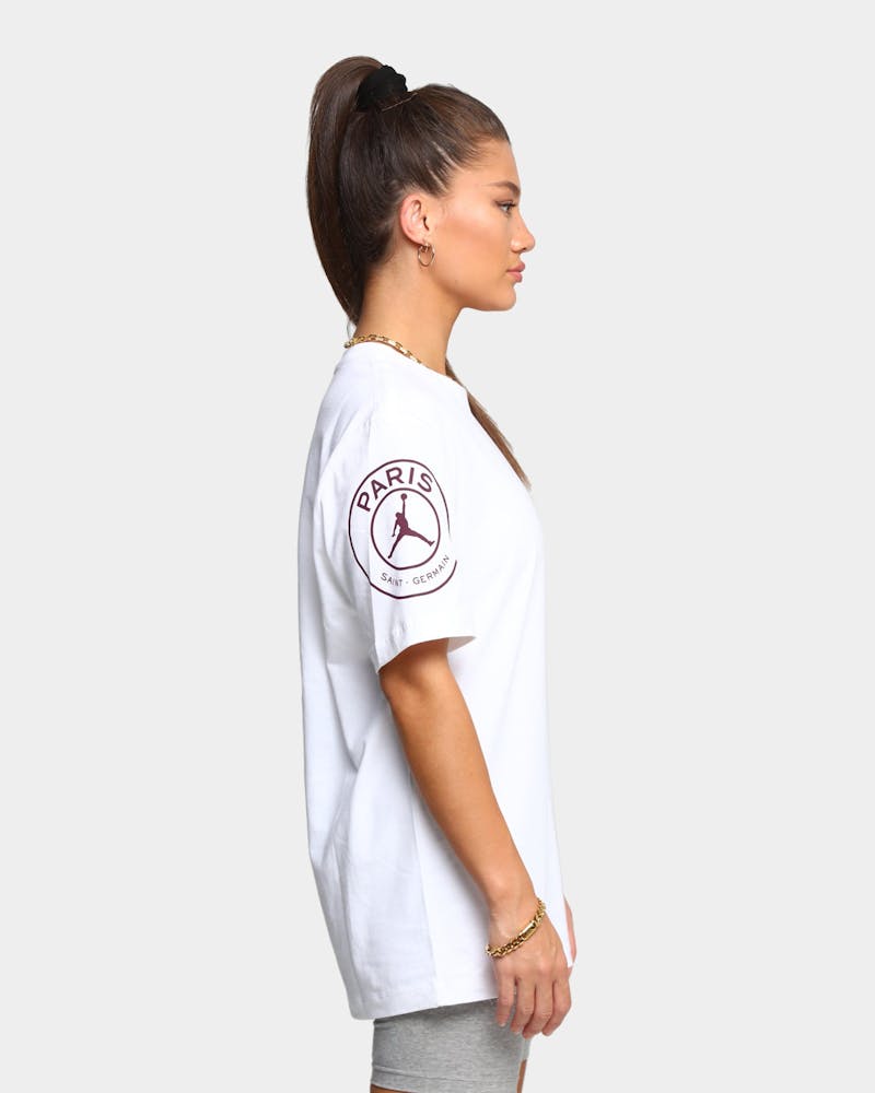 Jordan PSG Logo T-Shirt White | Culture Kings NZ
