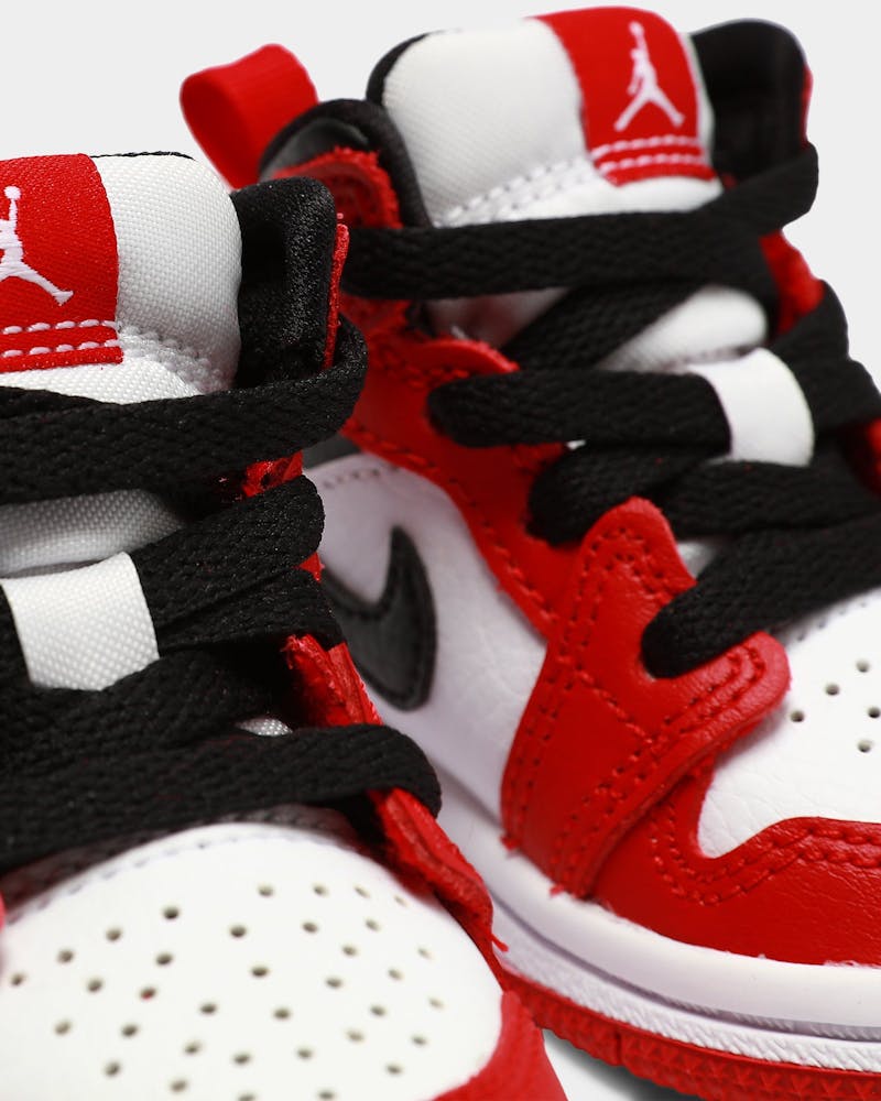 Jordan Toddler Jordan 1 Mid White/Red/Black Culture Kings NZ