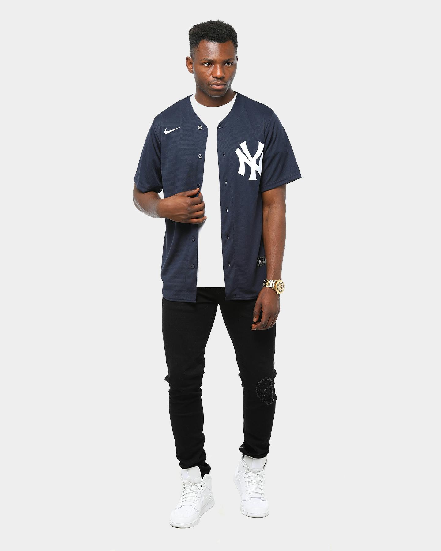 Nike Mens Mlb New York Yankees Replica Alternate Baseball Jersey Dark Culture Kings Nz 