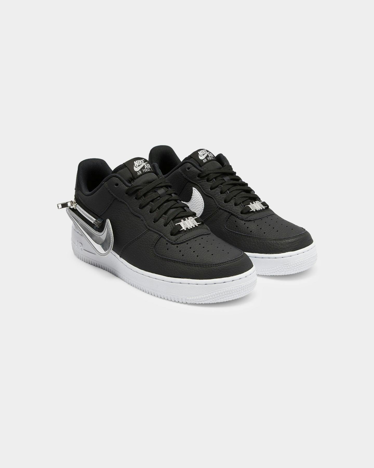 nike air force swoosh black