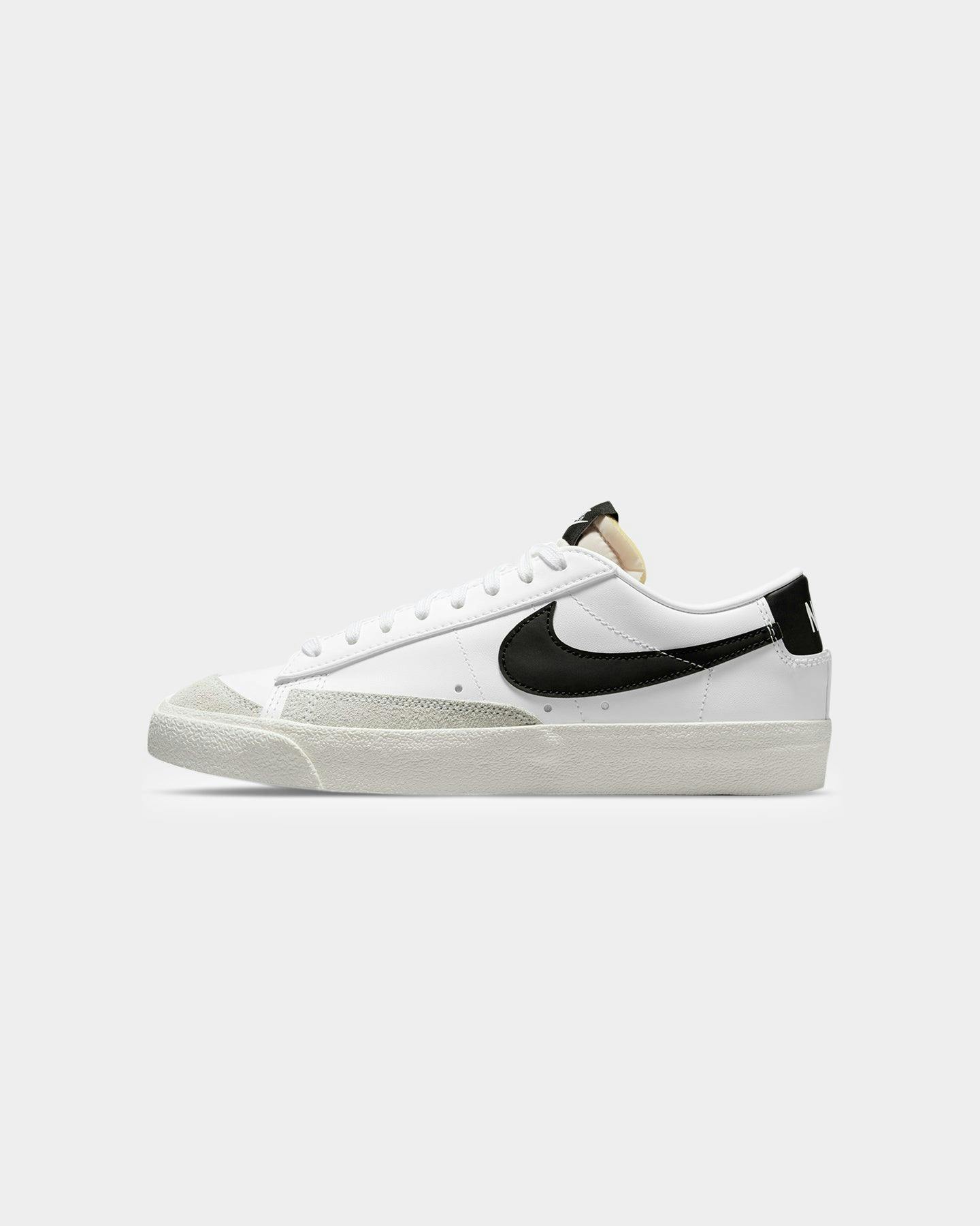 nike women's blazer mid 77 sneaker white black sail 7