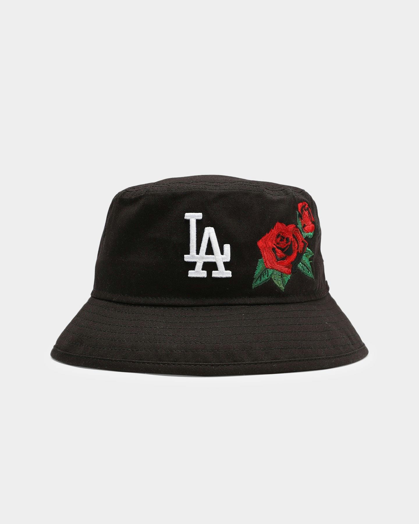 New Los Angeles Dodgers Rose Bucket Hat Black Culture Kings NZ